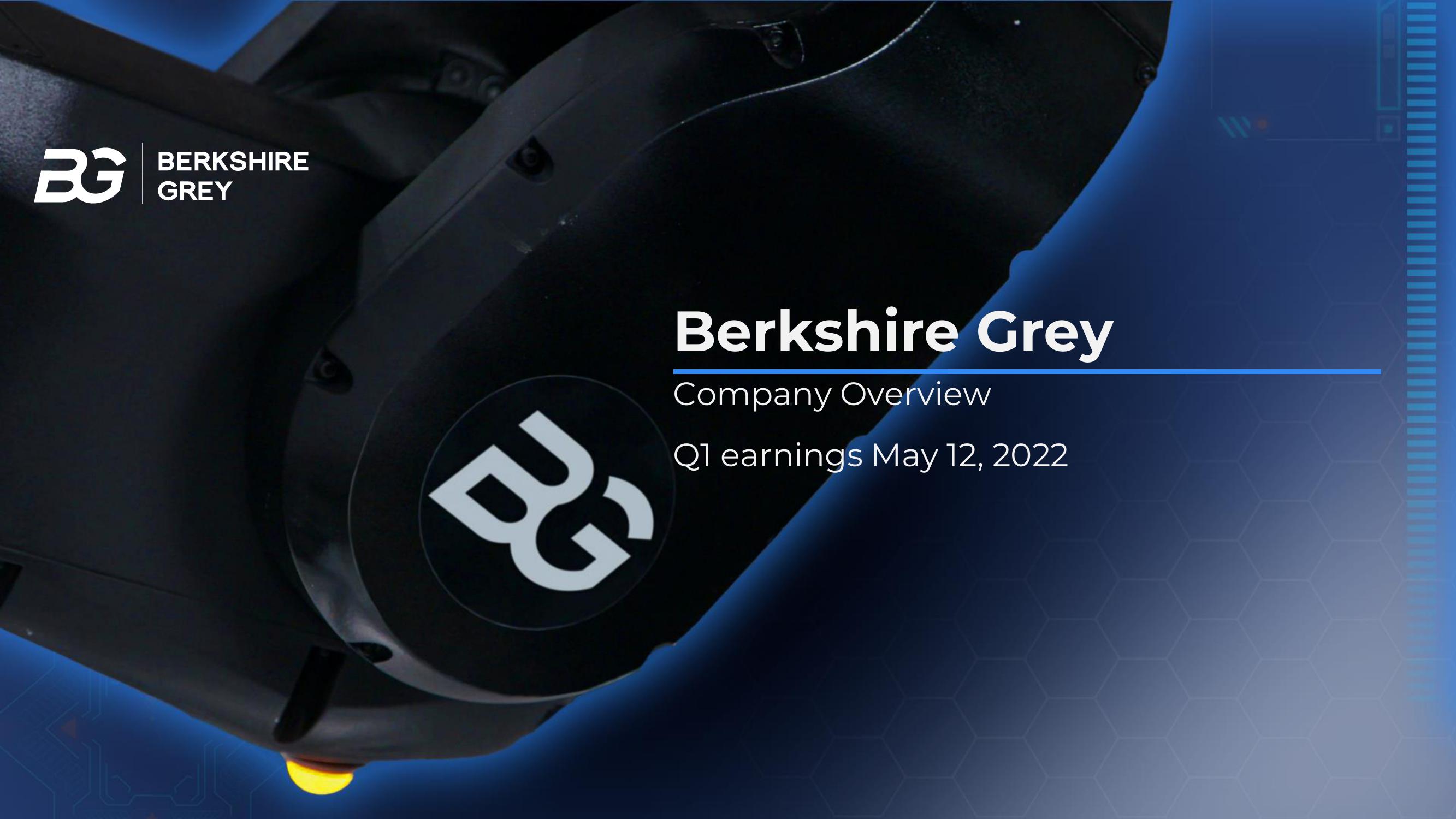 Berkshire Grey Investor Presentation Deck image