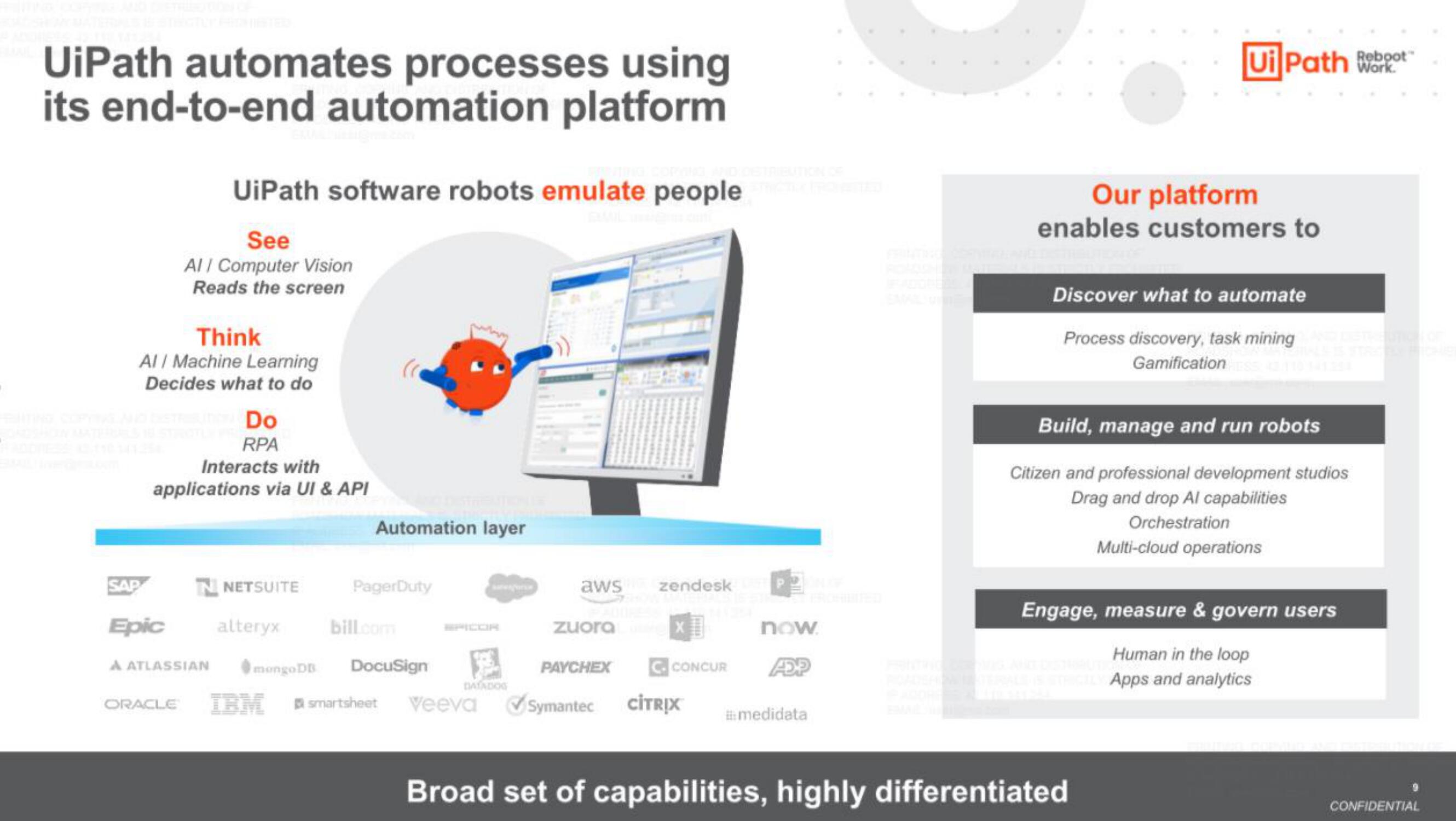 UiPath IPO Presentation Deck slide image #9