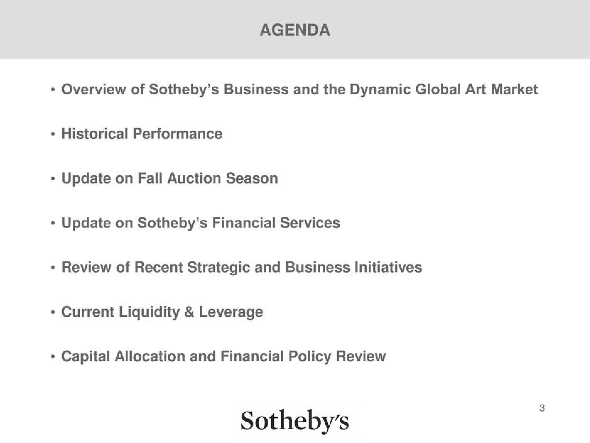 Sotheby's Investor Briefing slide image #3