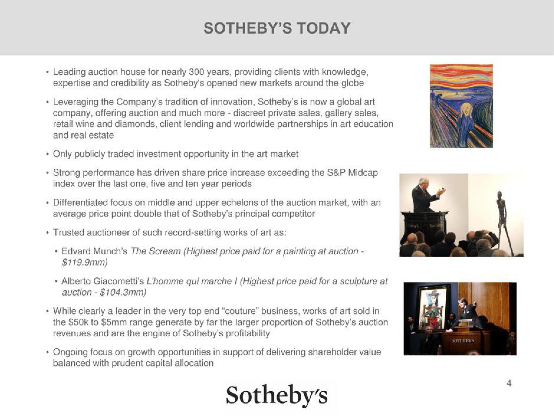 Sotheby's Investor Briefing slide image #4