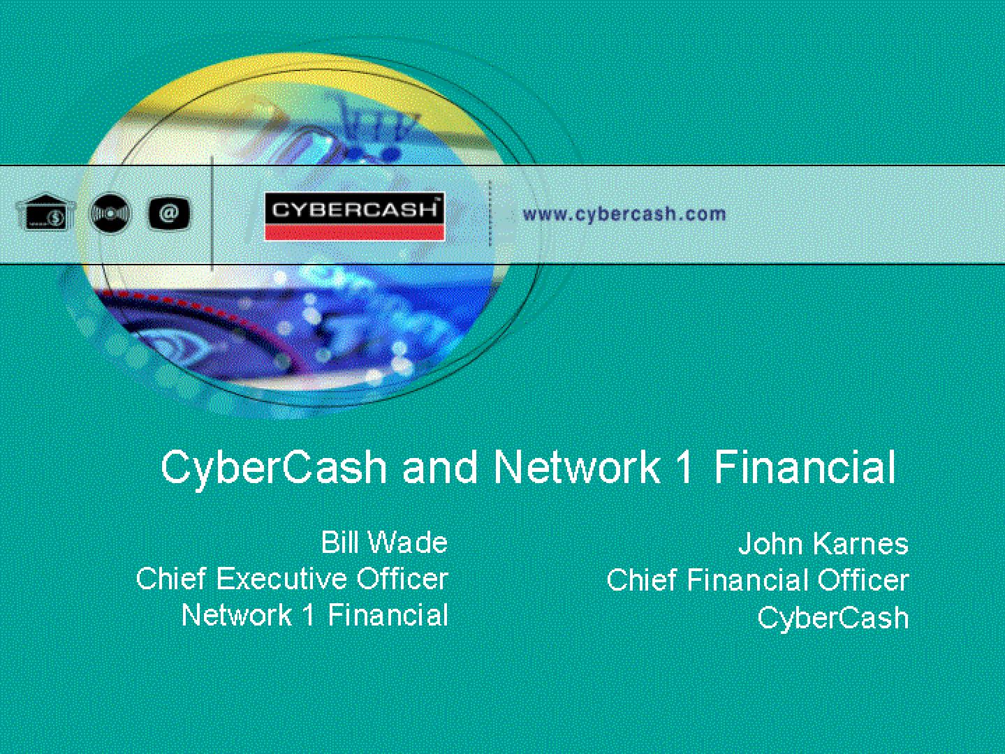 CyberCash Mergers and Acquisitions Presentation Deck slide image #2