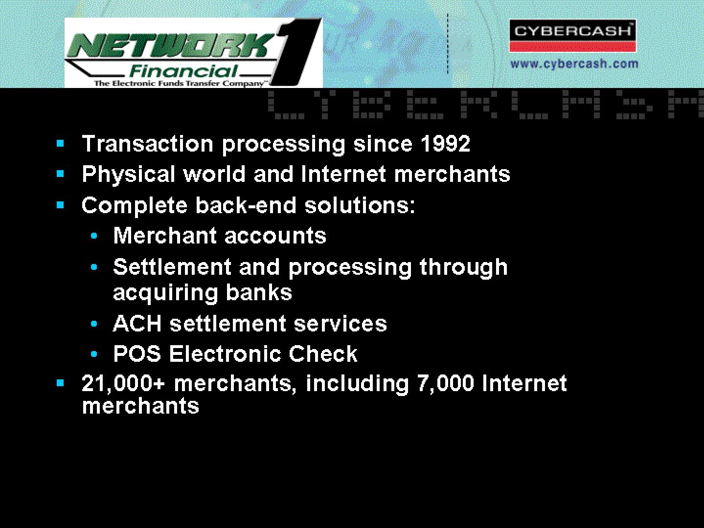 CyberCash Mergers and Acquisitions Presentation Deck slide image #29