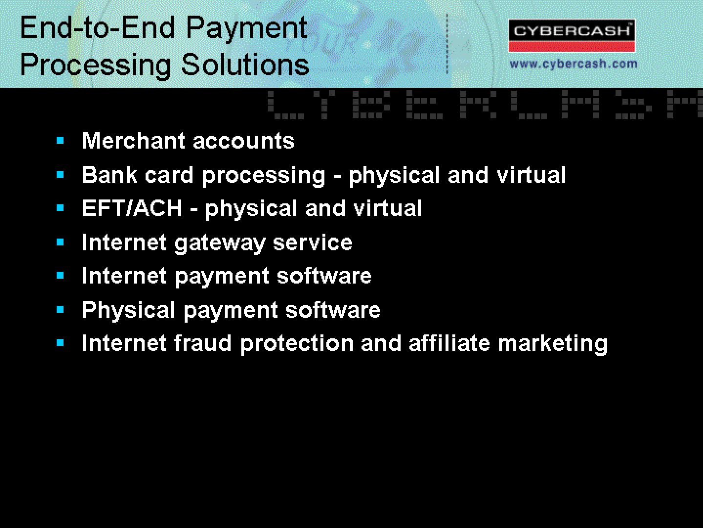 CyberCash Mergers and Acquisitions Presentation Deck slide image #36