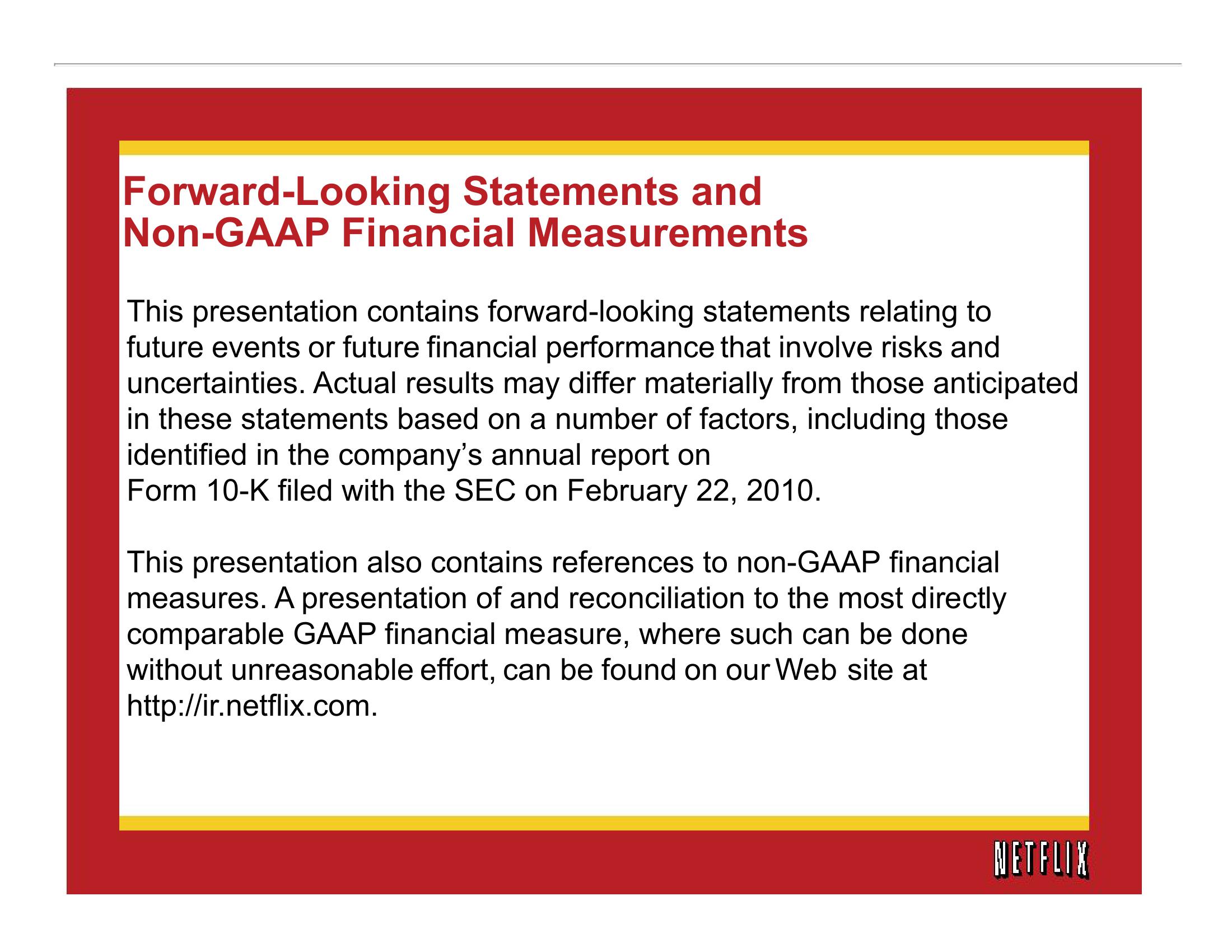 Netflix Results Presentation Deck slide image #2