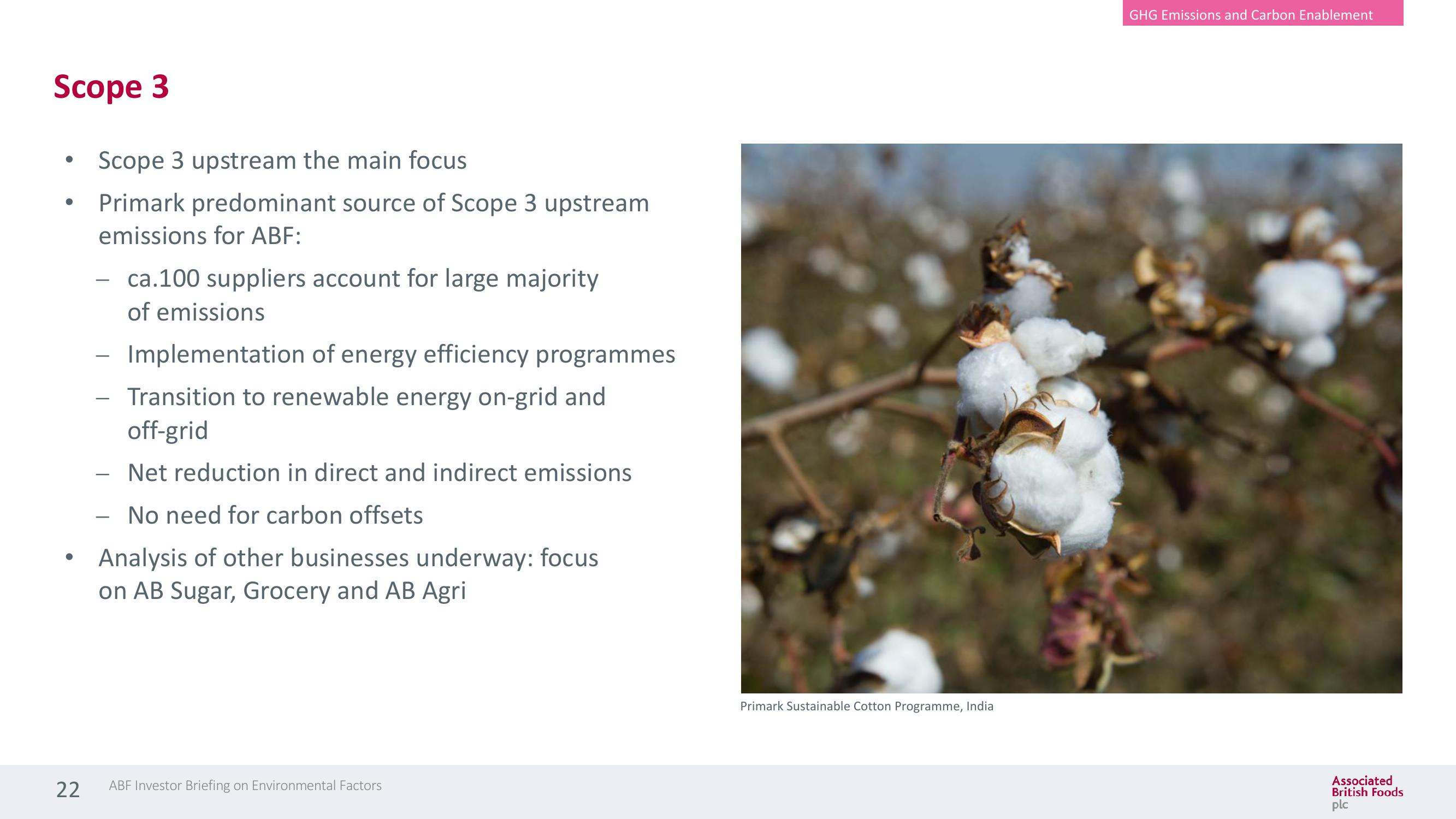 Associated British Foods ESG Presentation Deck slide image #22