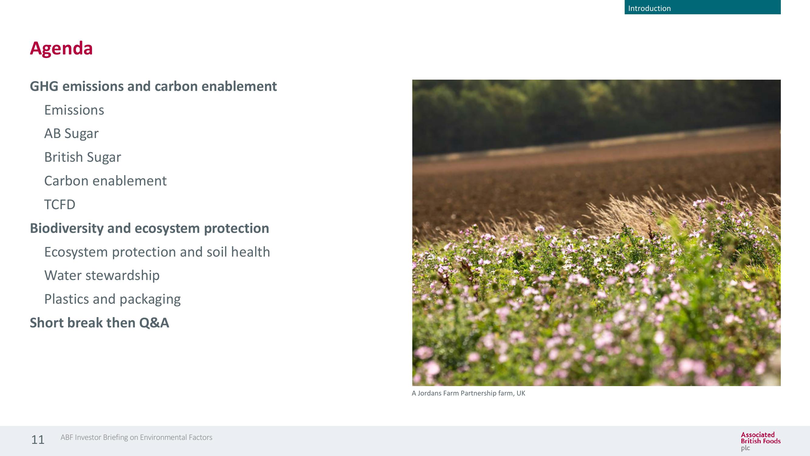 Associated British Foods ESG Presentation Deck slide image #11