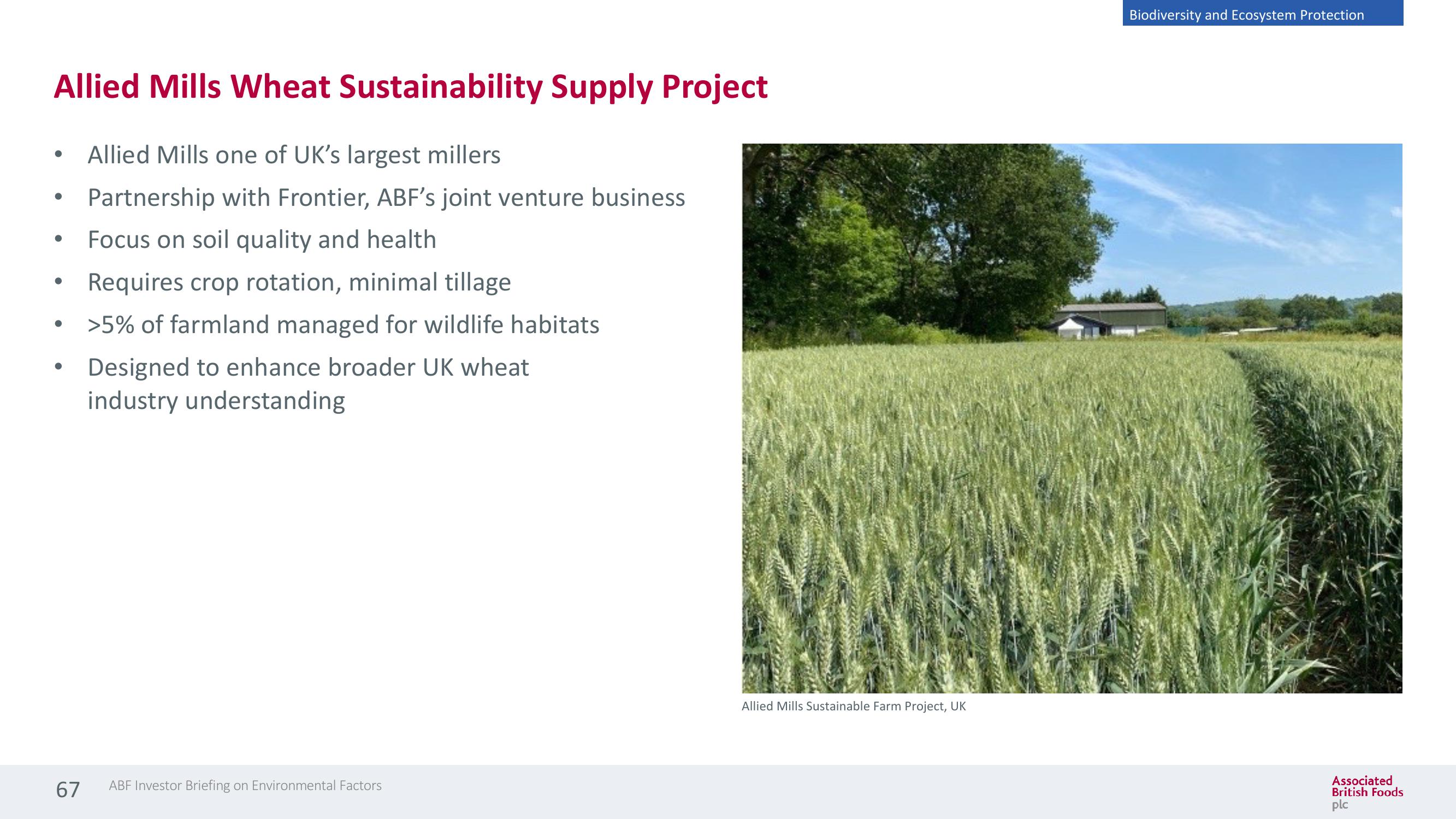 Associated British Foods ESG Presentation Deck slide image #67