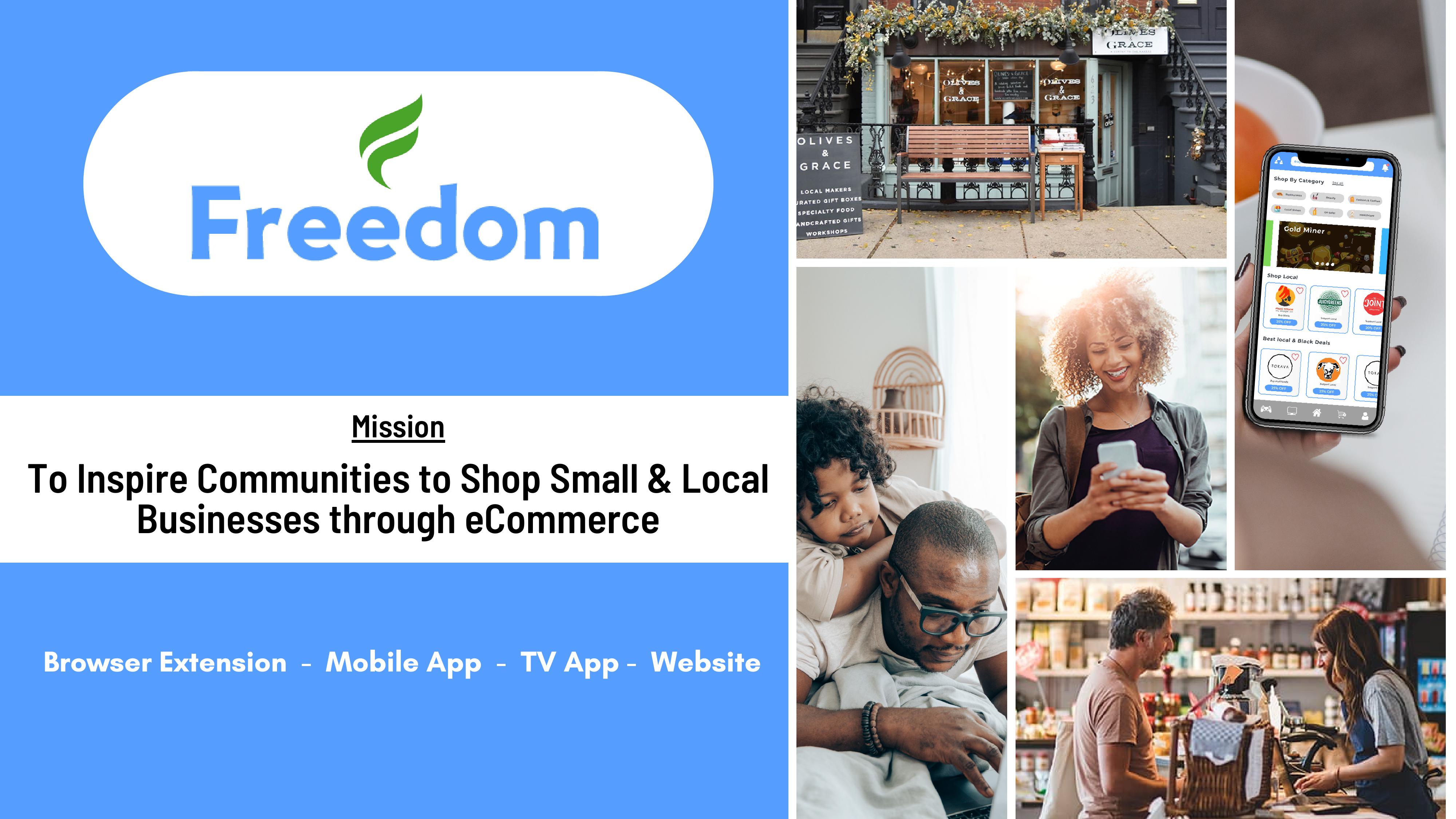 To Inspire Communities to Shop Small & Local Businesses through eCommerce image