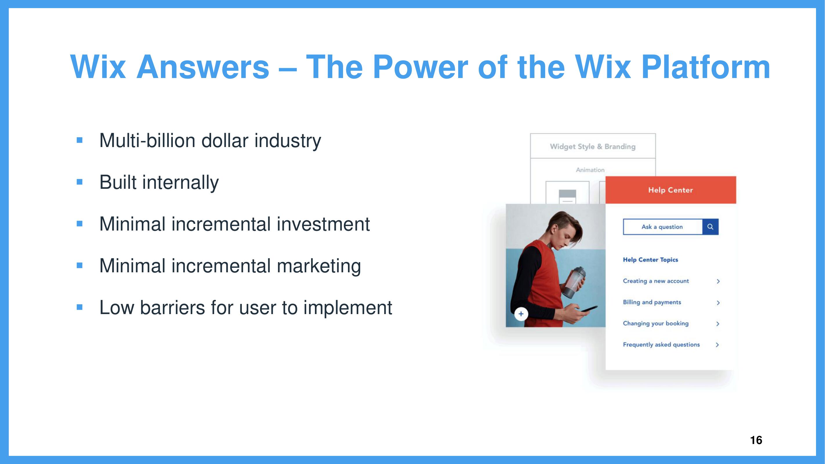 Wix Investor Day Presentation Deck slide image #16