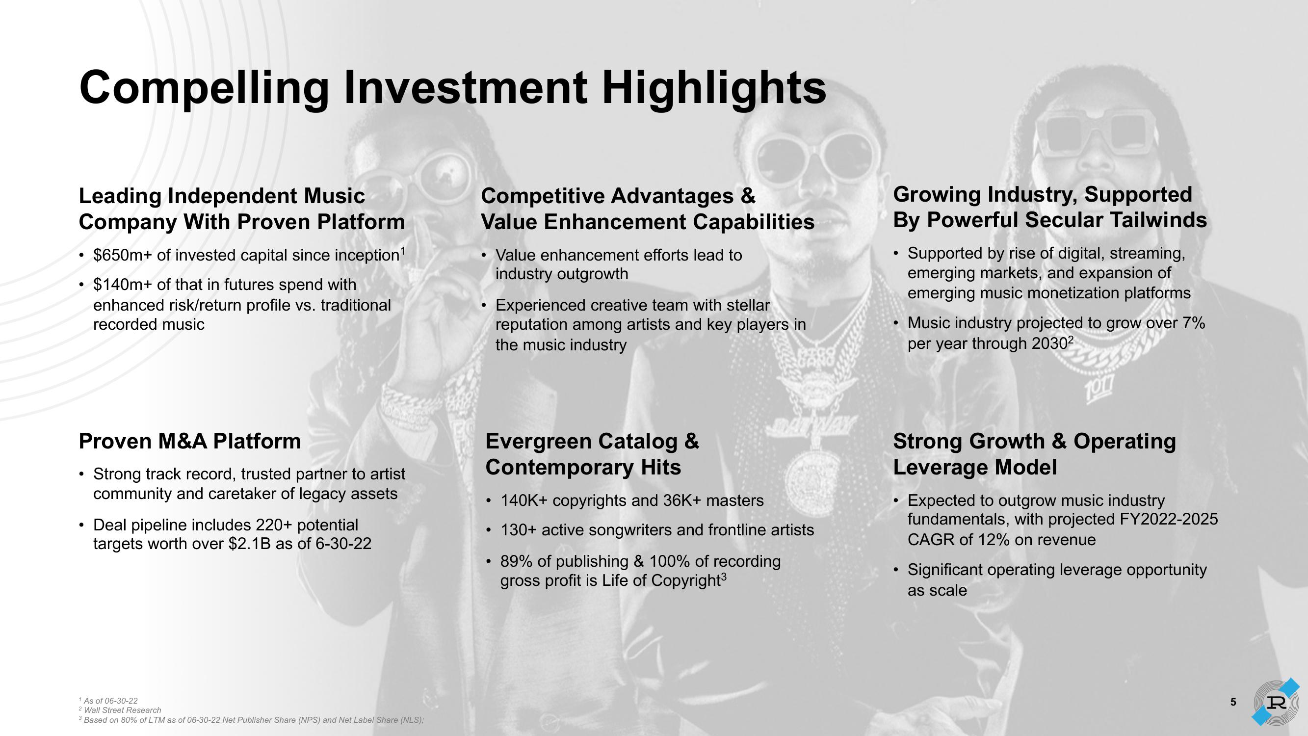 Reservoir Investor Presentation Deck slide image #5