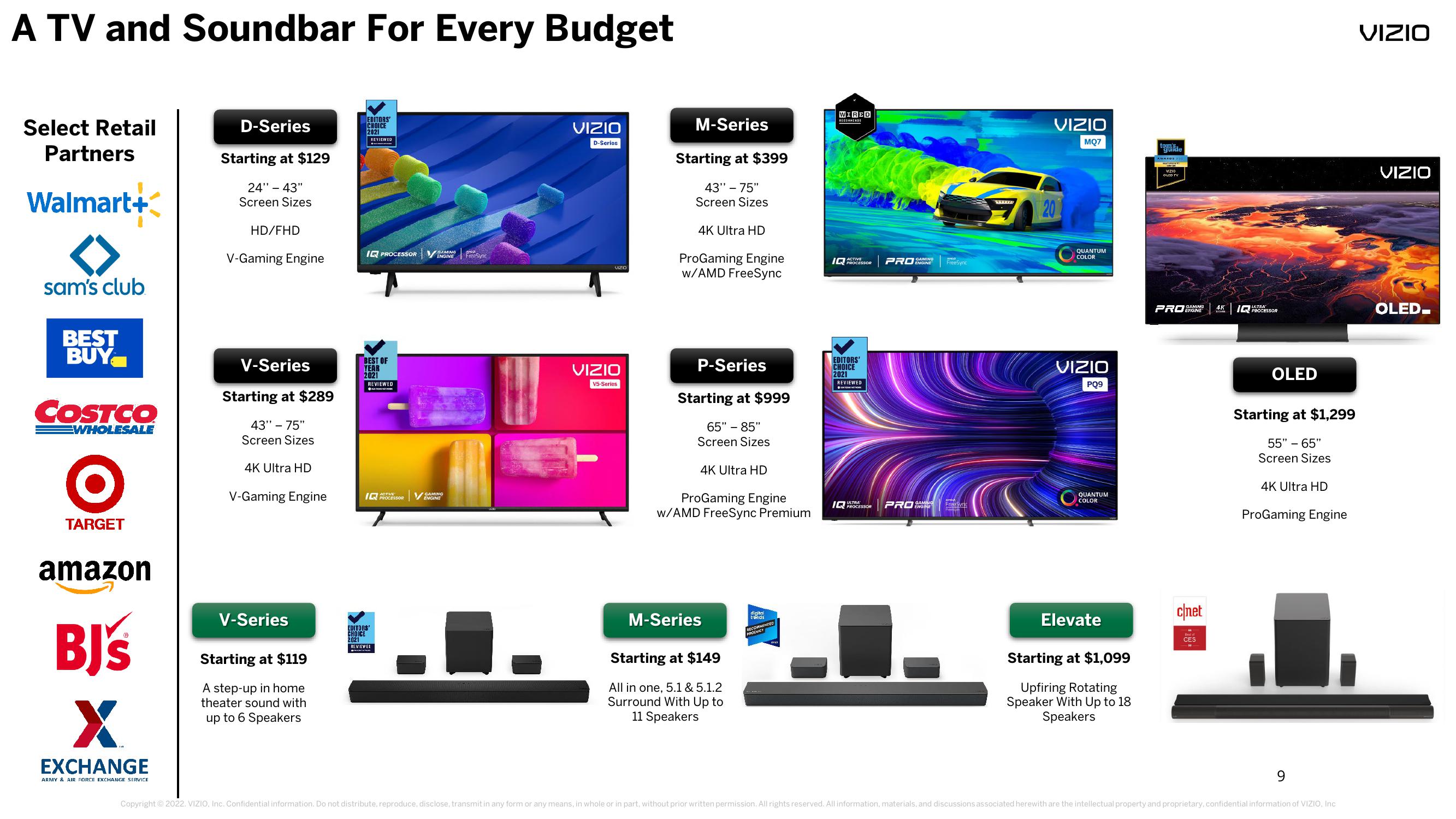 Vizio Results Presentation Deck slide image #9