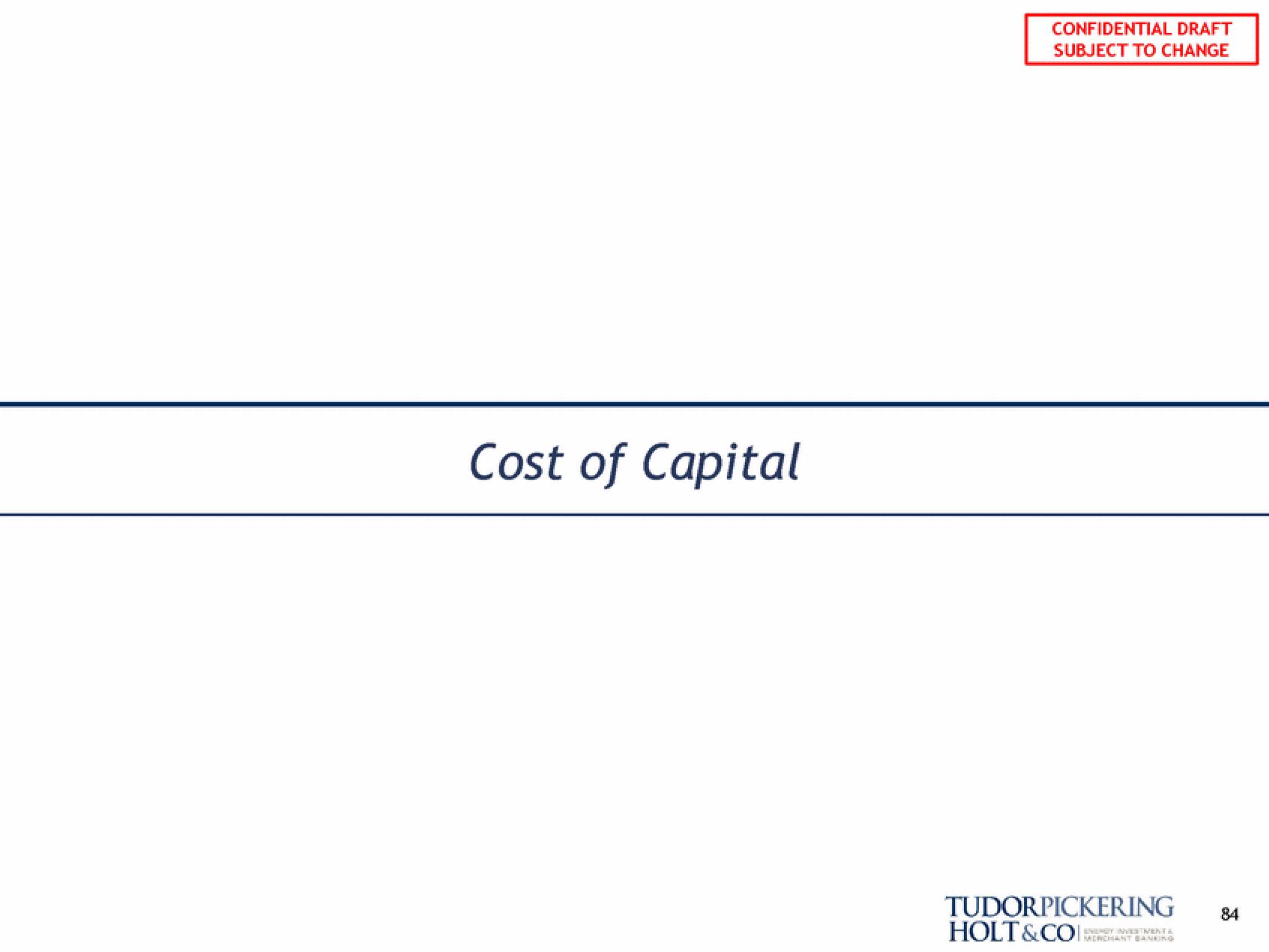 Tudor, Pickering, Holt & Co Investment Banking slide image #84