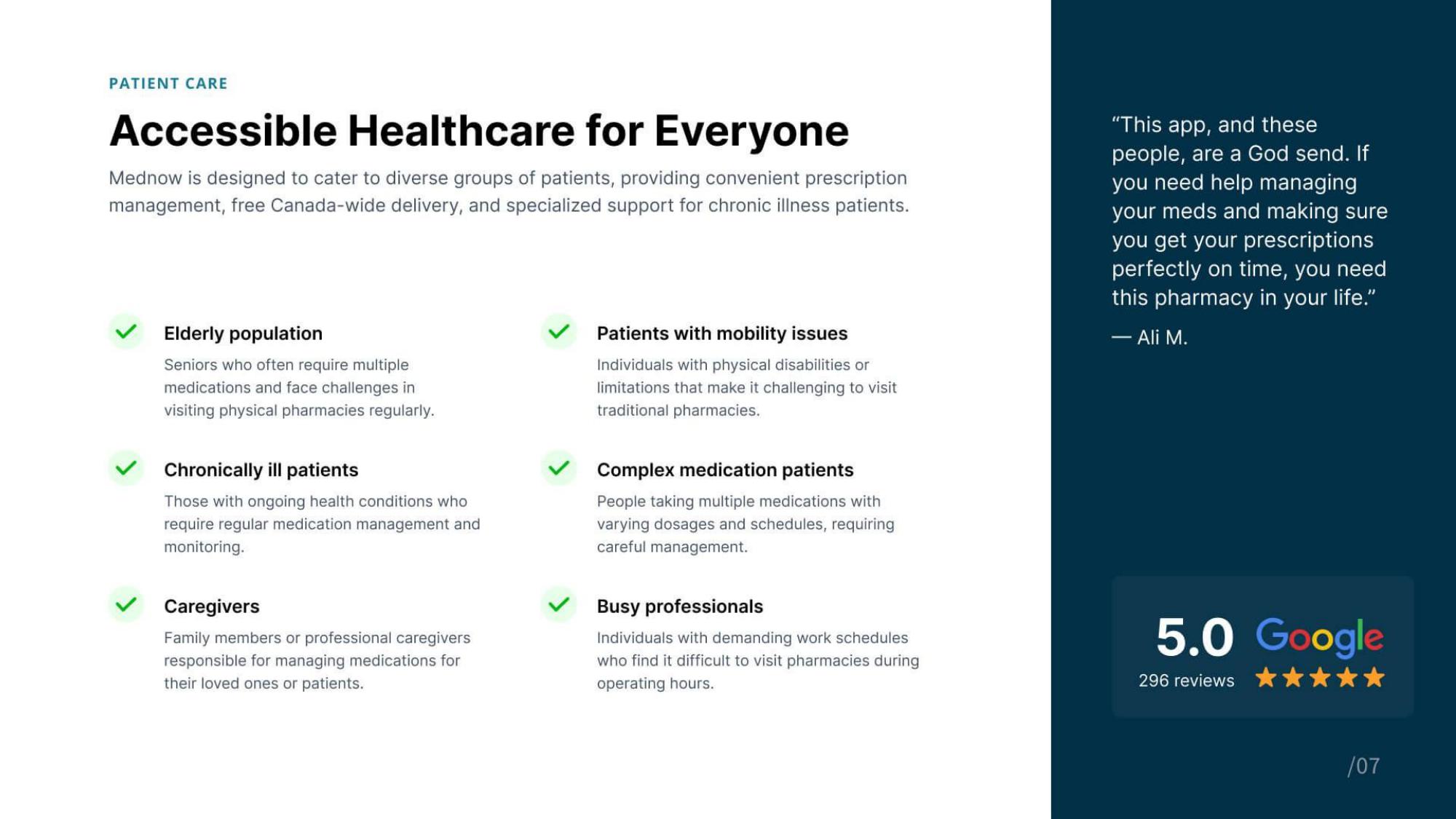 Mednow Investor Update slide image #8