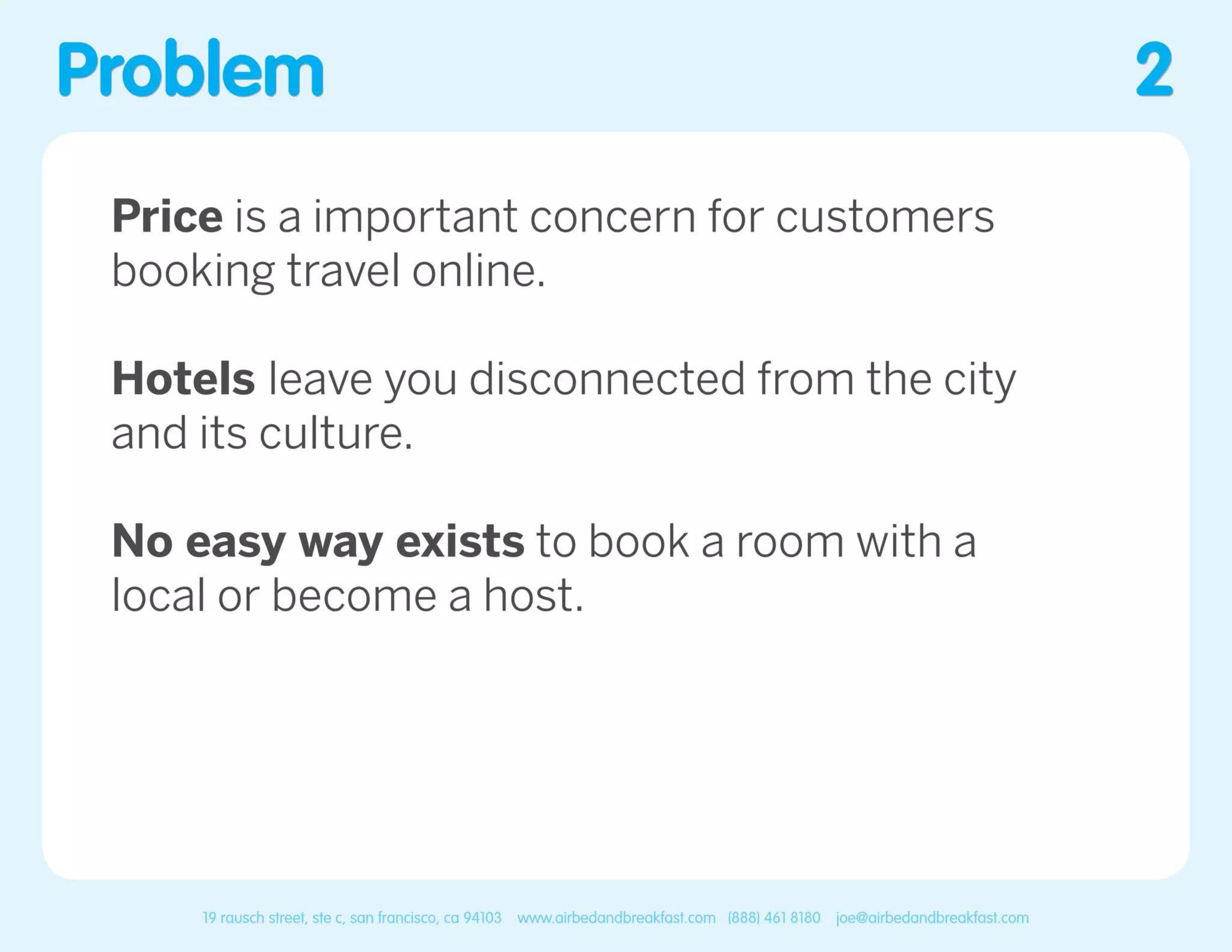 Airbnb Start Up Pitch Deck slide image #2