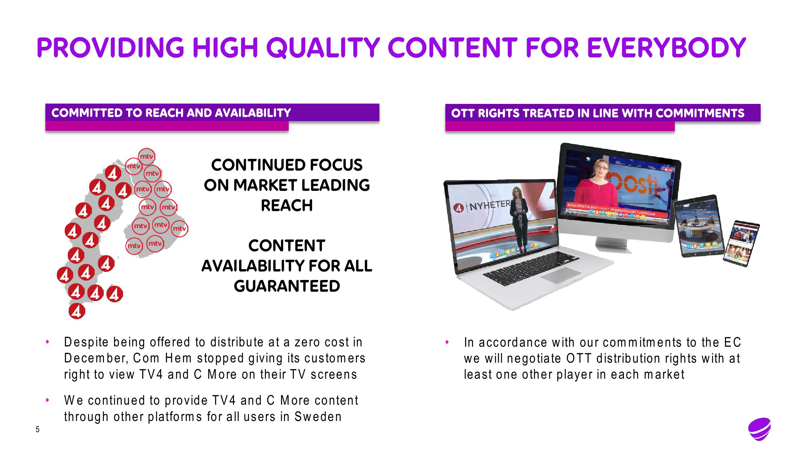 Telia Company Results Presentation Deck slide image #5