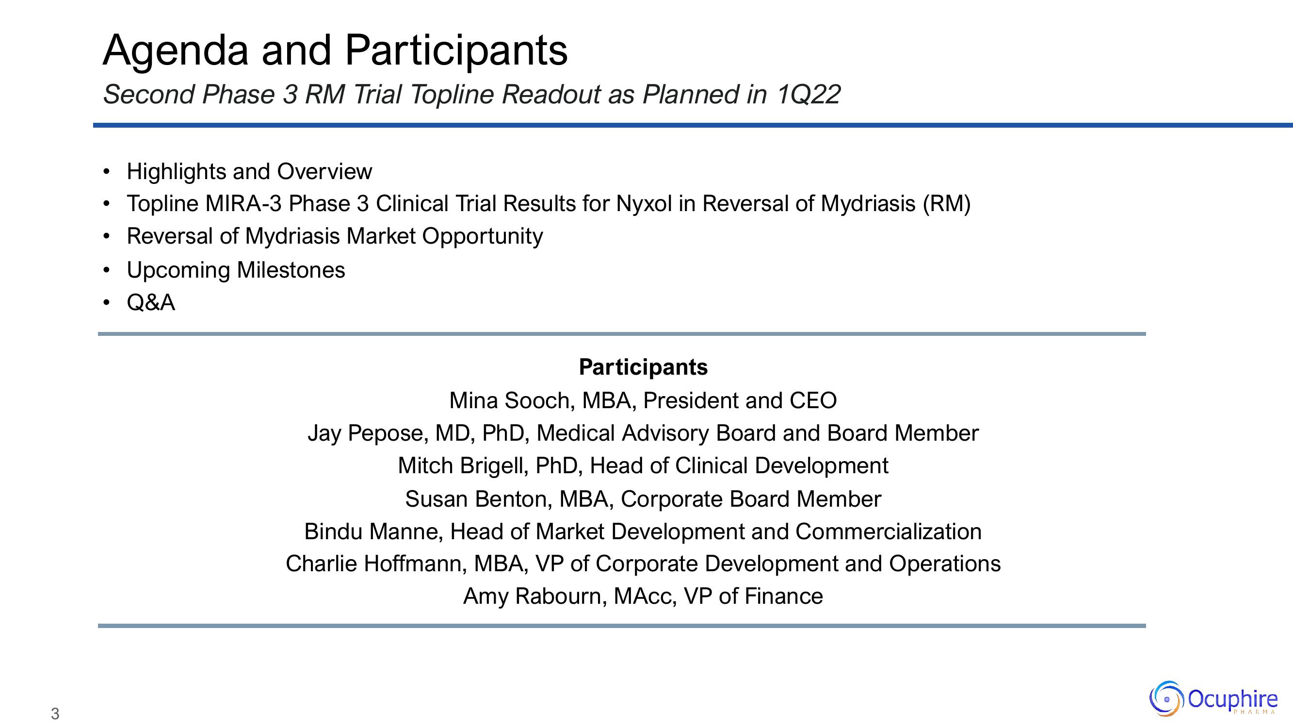 Ocuphire Pharma Investor Update slide image #3