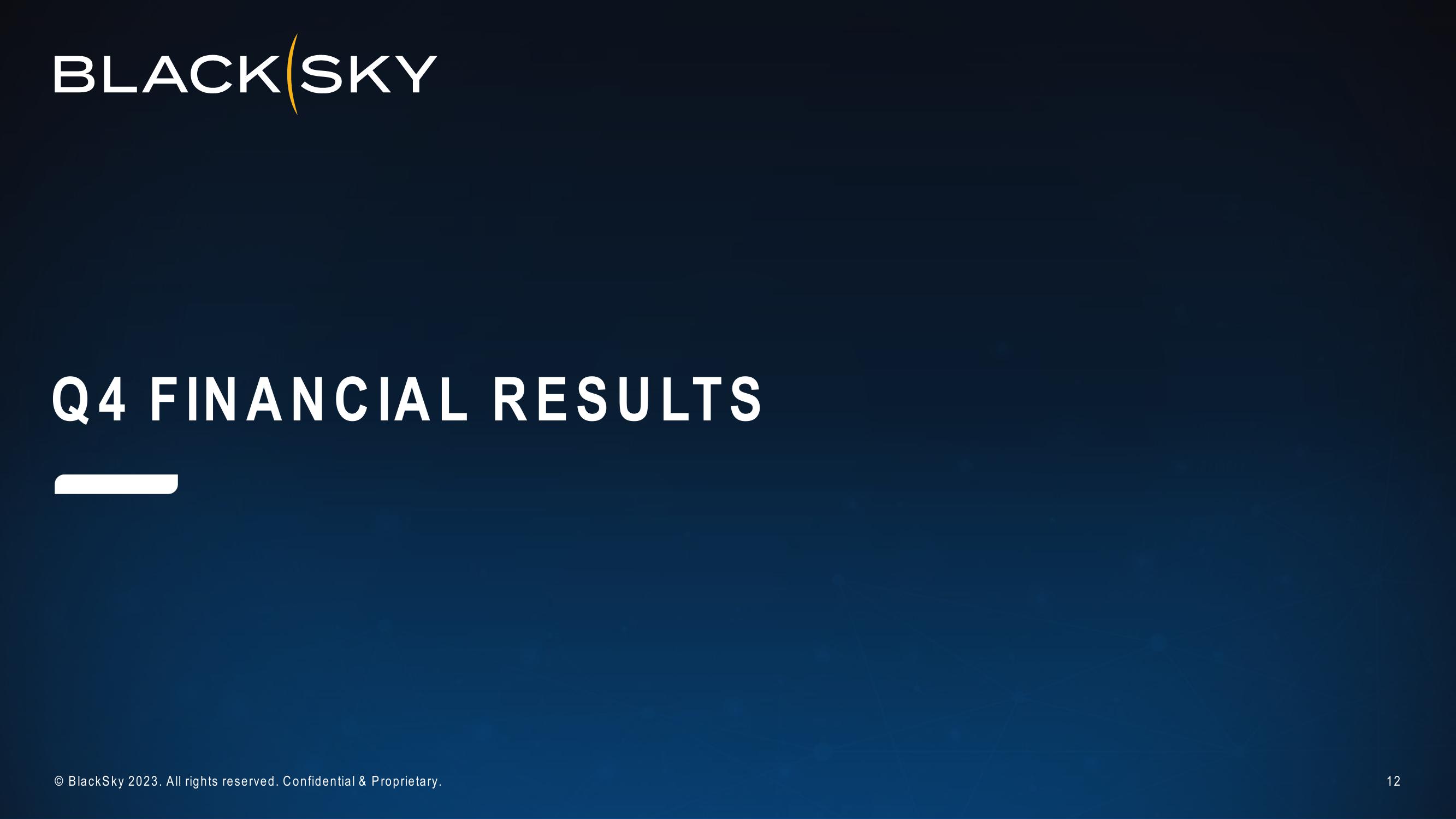 BlackSky Results Presentation Deck slide image #12