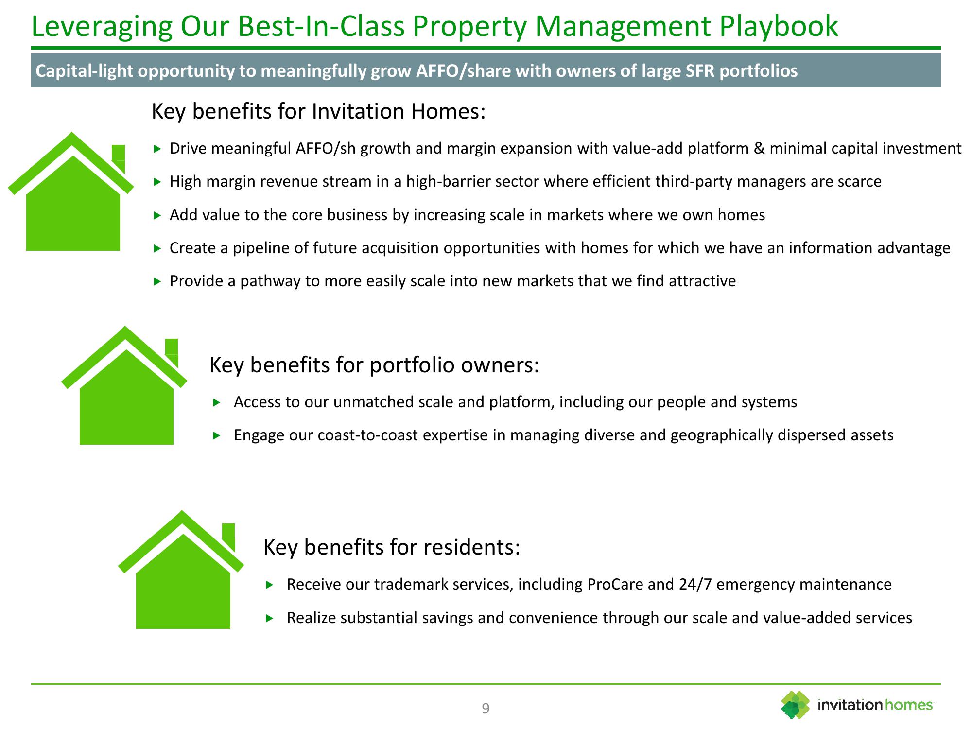 Invitation Homes Investor Presentation Deck slide image #9