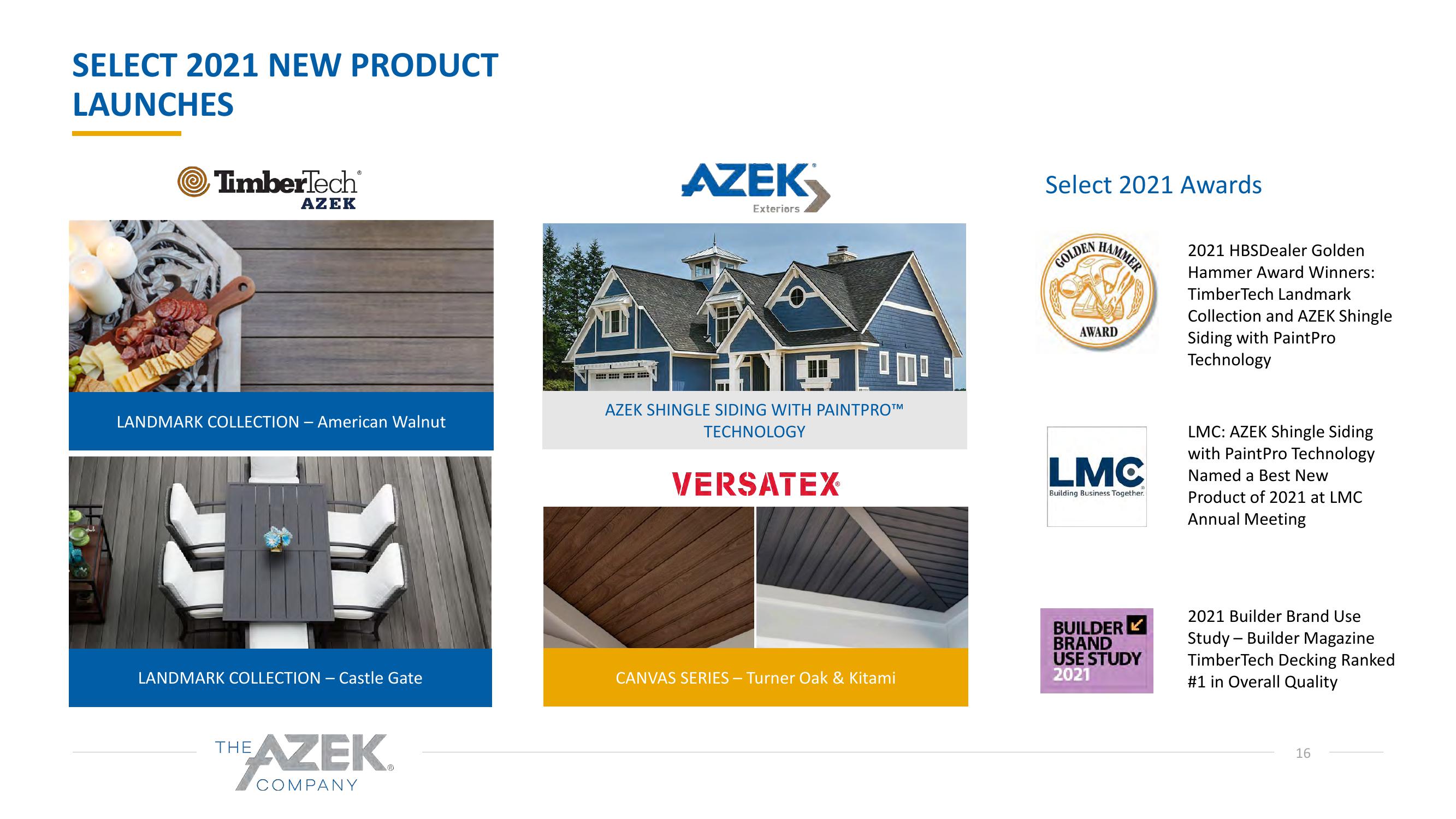 Azek Investor Presentation Deck slide image #16