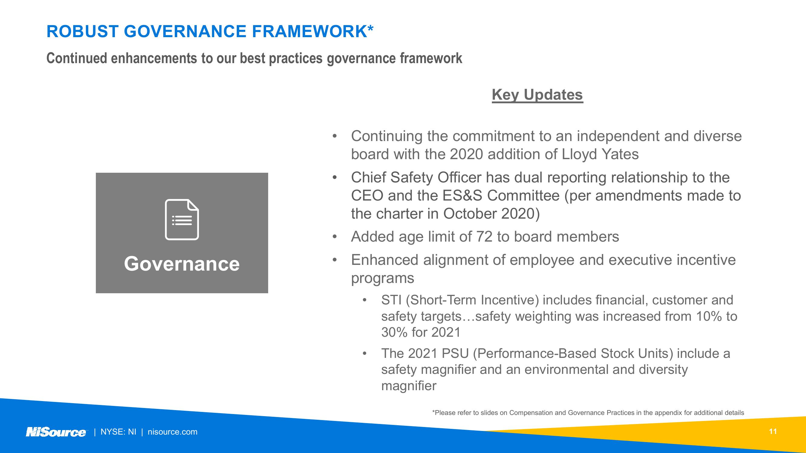 NiSource ESG Update slide image #11