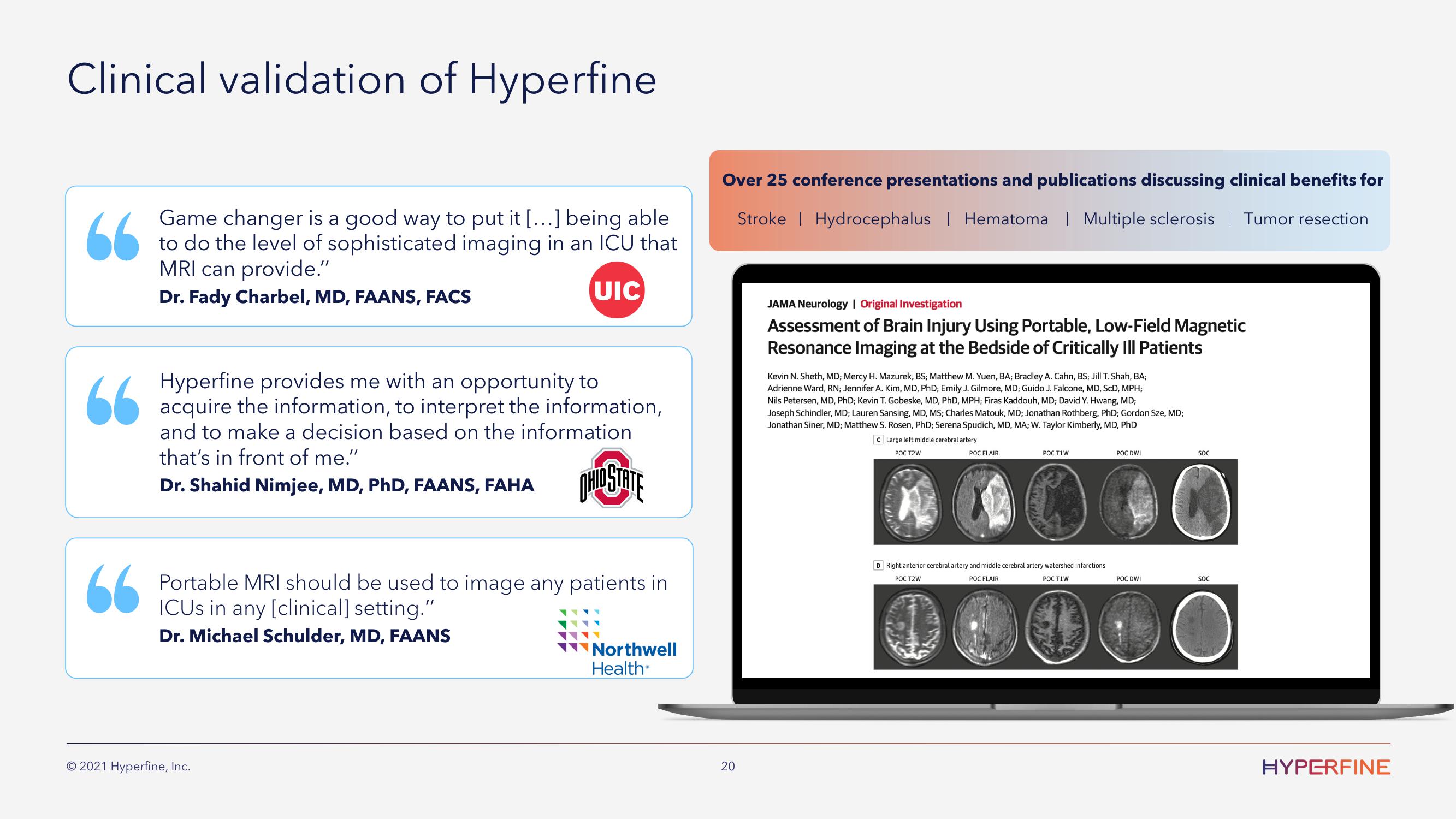 Hyperfine SPAC Presentation Deck slide image #21