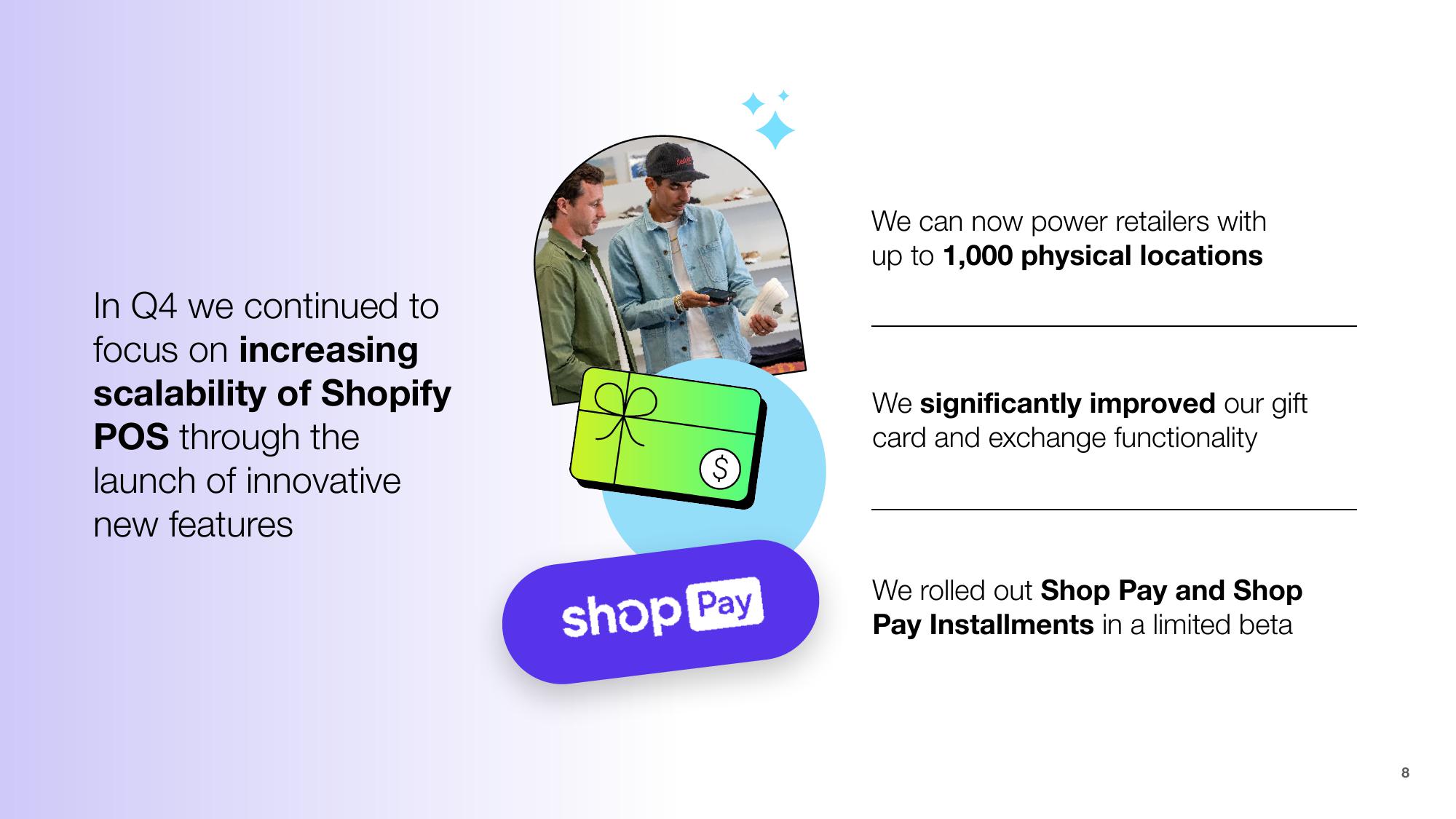 Shopify Results Presentation Deck slide image #8