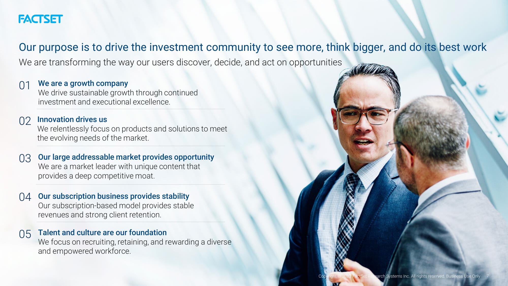 Factset Investor Day Presentation Deck slide image #7