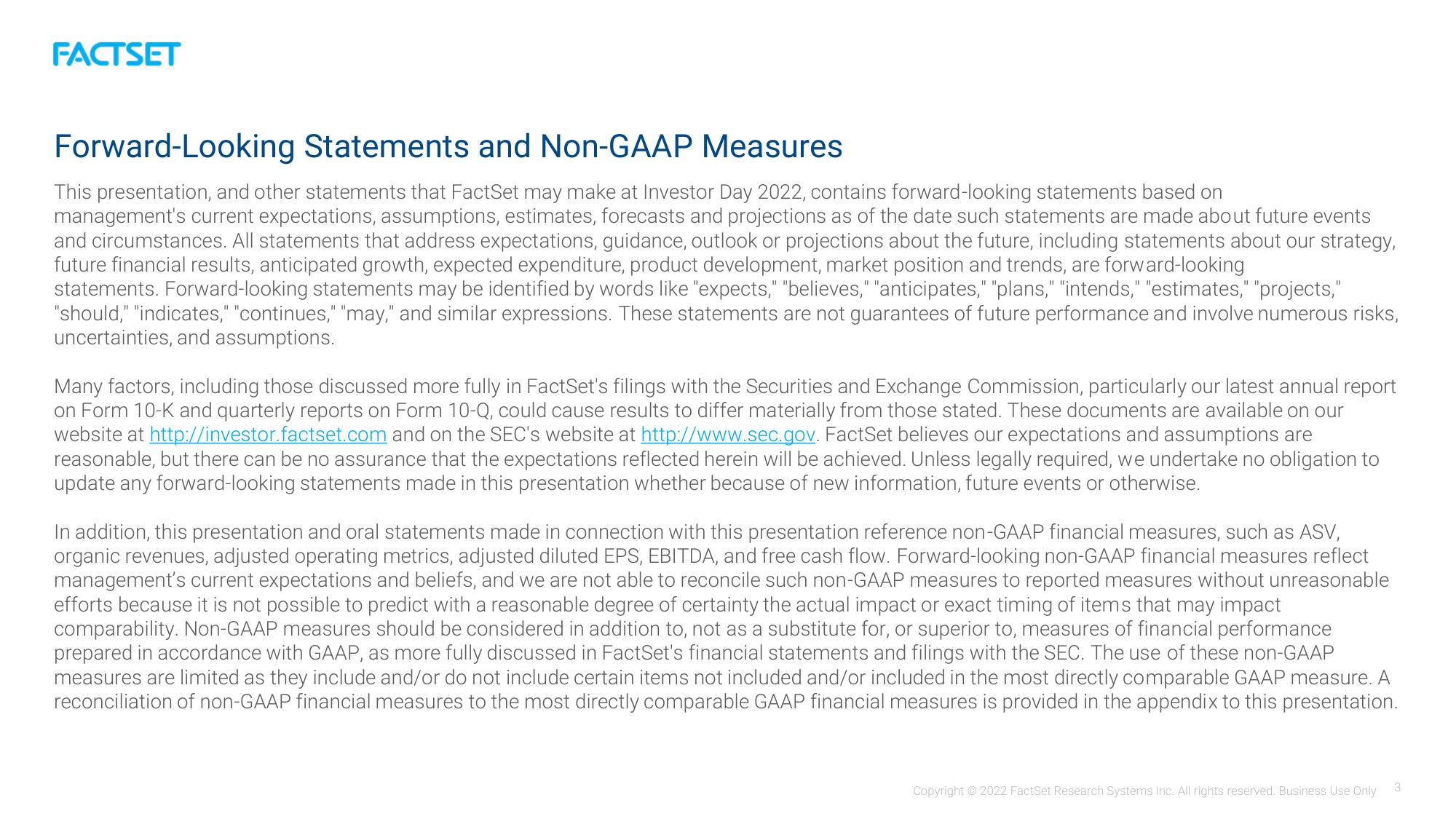 Factset Investor Day Presentation Deck slide image #3