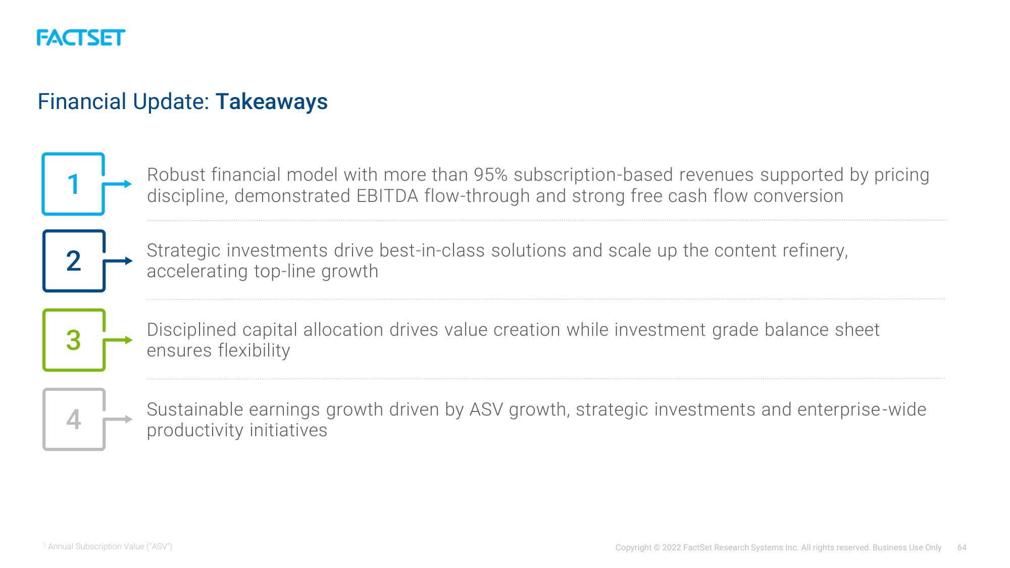 Factset Investor Day Presentation Deck slide image #64