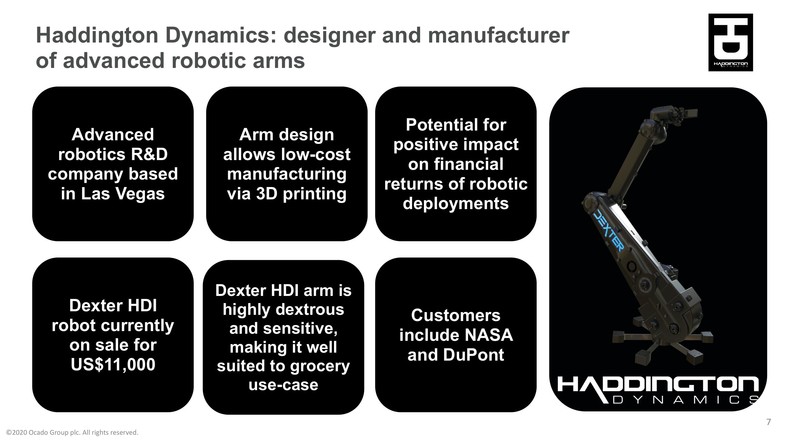 Ocado Mergers and Acquisitions Presentation Deck slide image #7