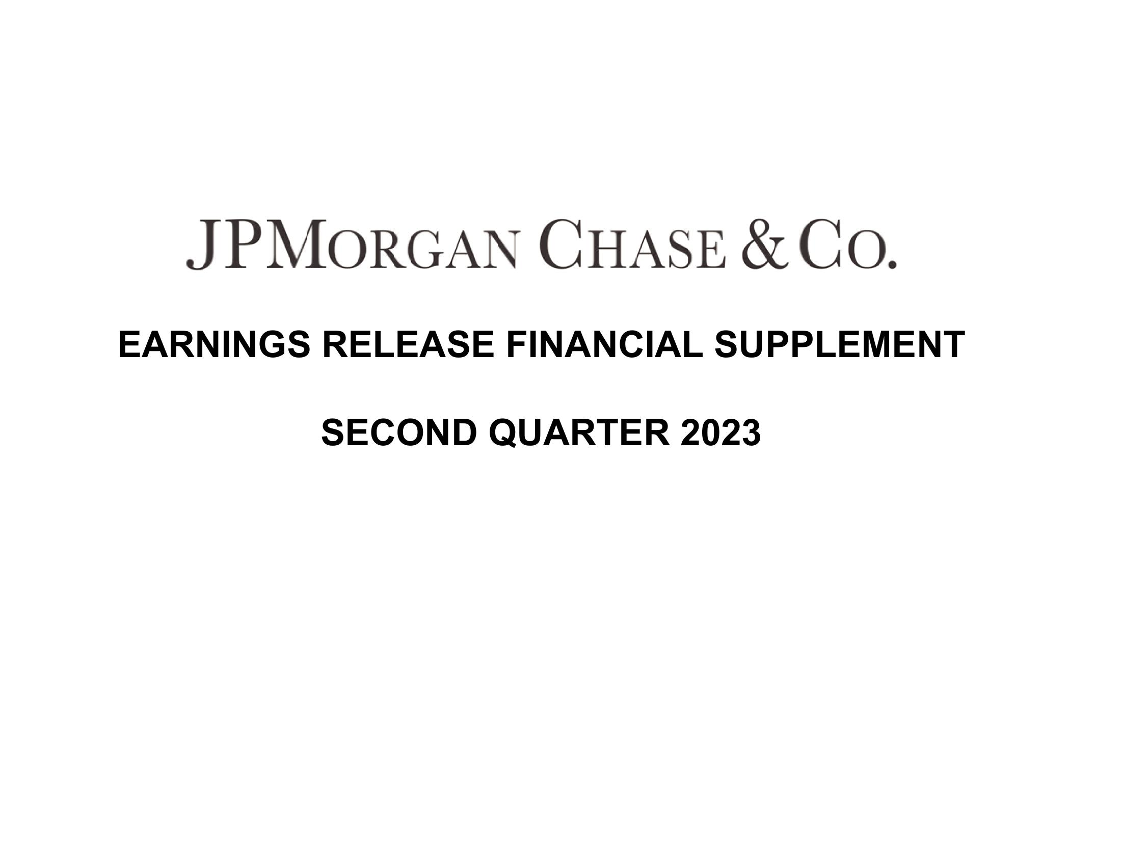 J.P.Morgan 2Q23 Investor Results image