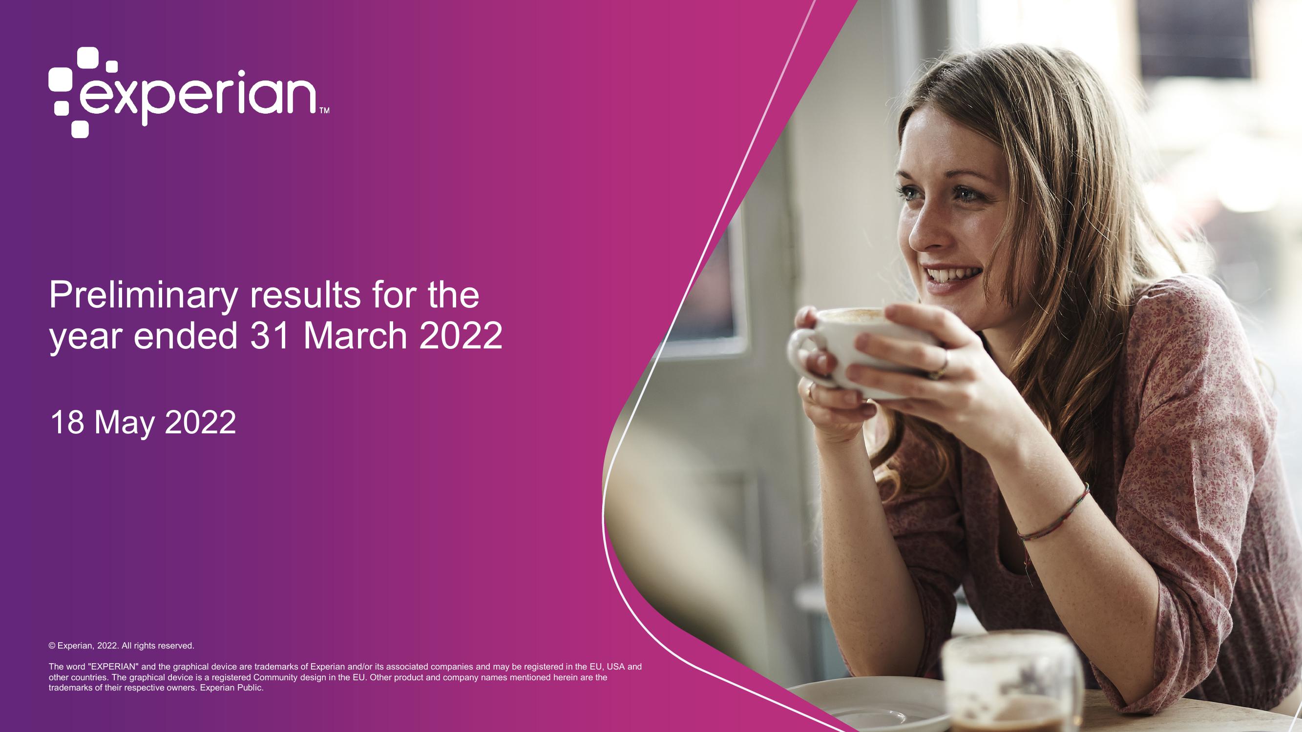 Experian Results Presentation Deck image