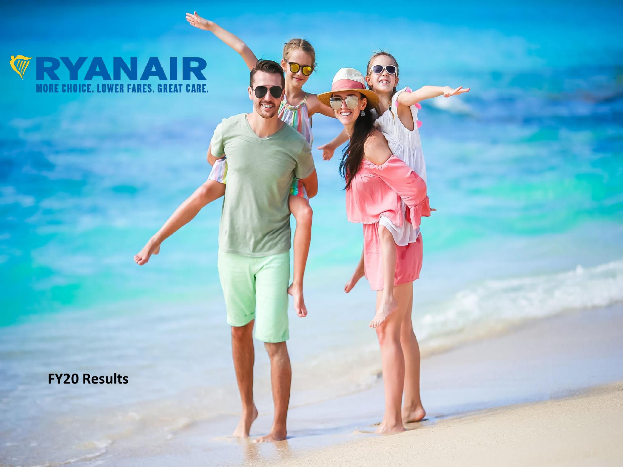 Ryanair FY20 Results Company Presentation image