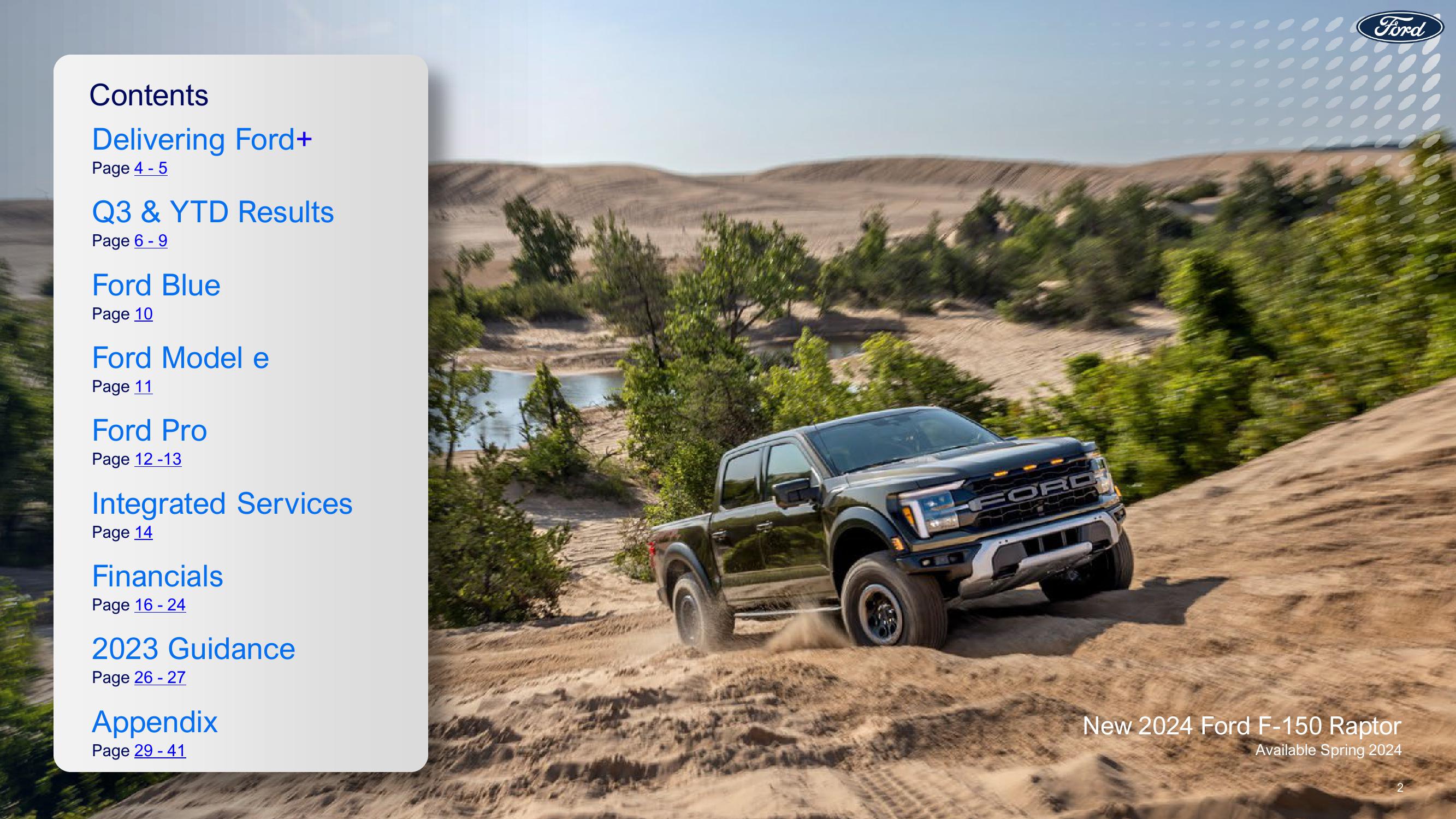 Ford Results 3Q23 Earnings slide image #2