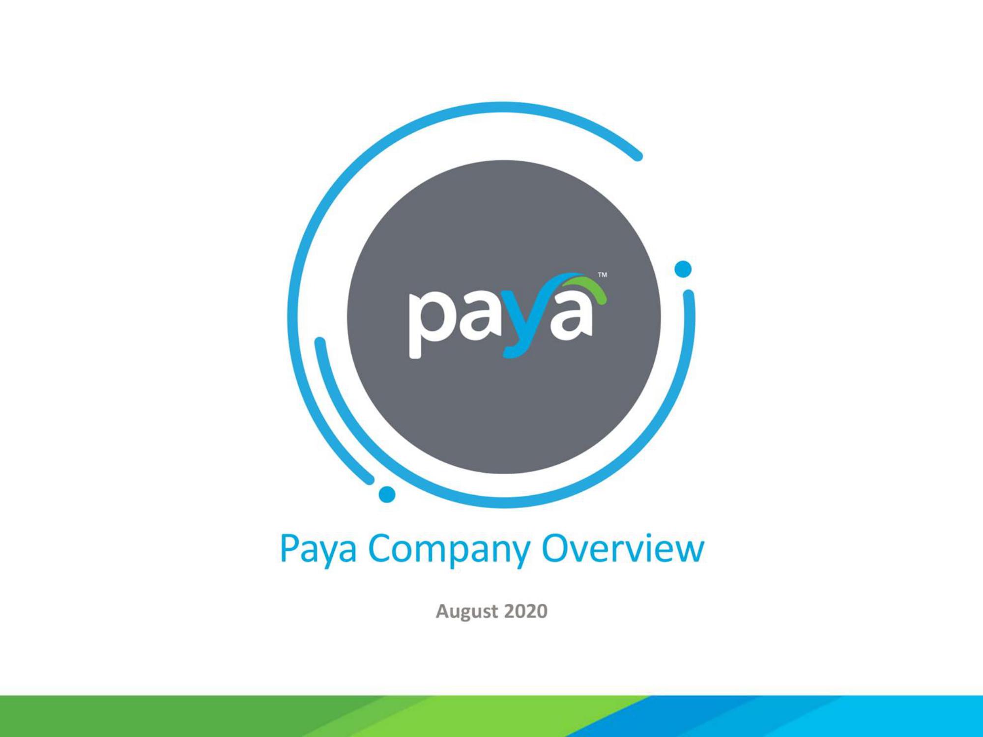 Paya SPAC Presentation Deck image