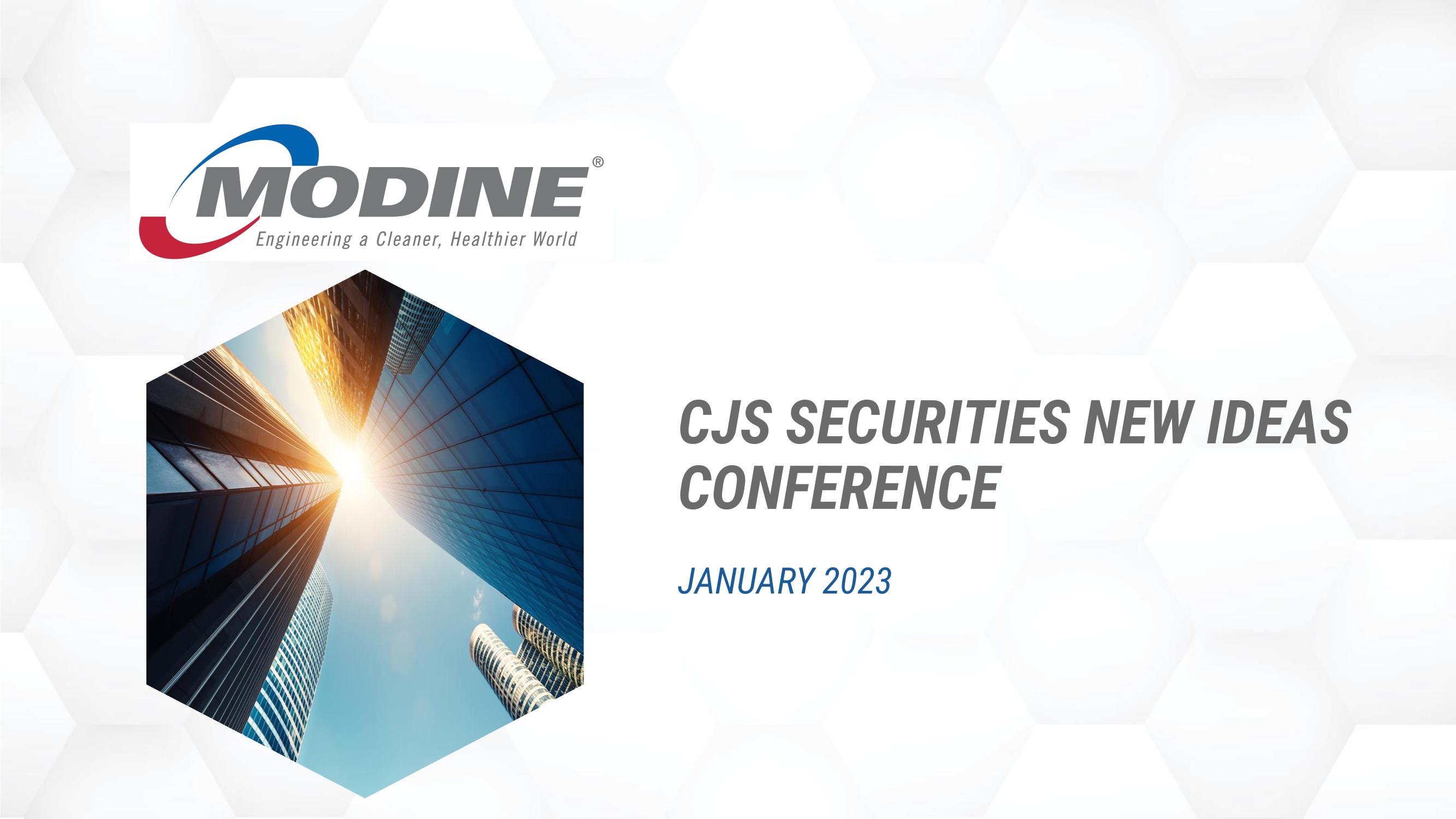 CJS Securities New Ideas Conference image