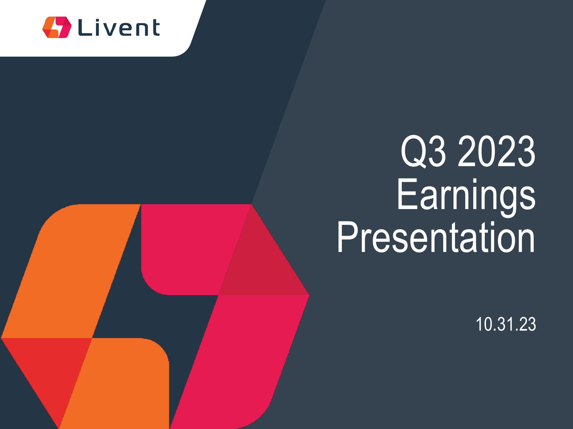 Q3 2023 Earnings Presentation image