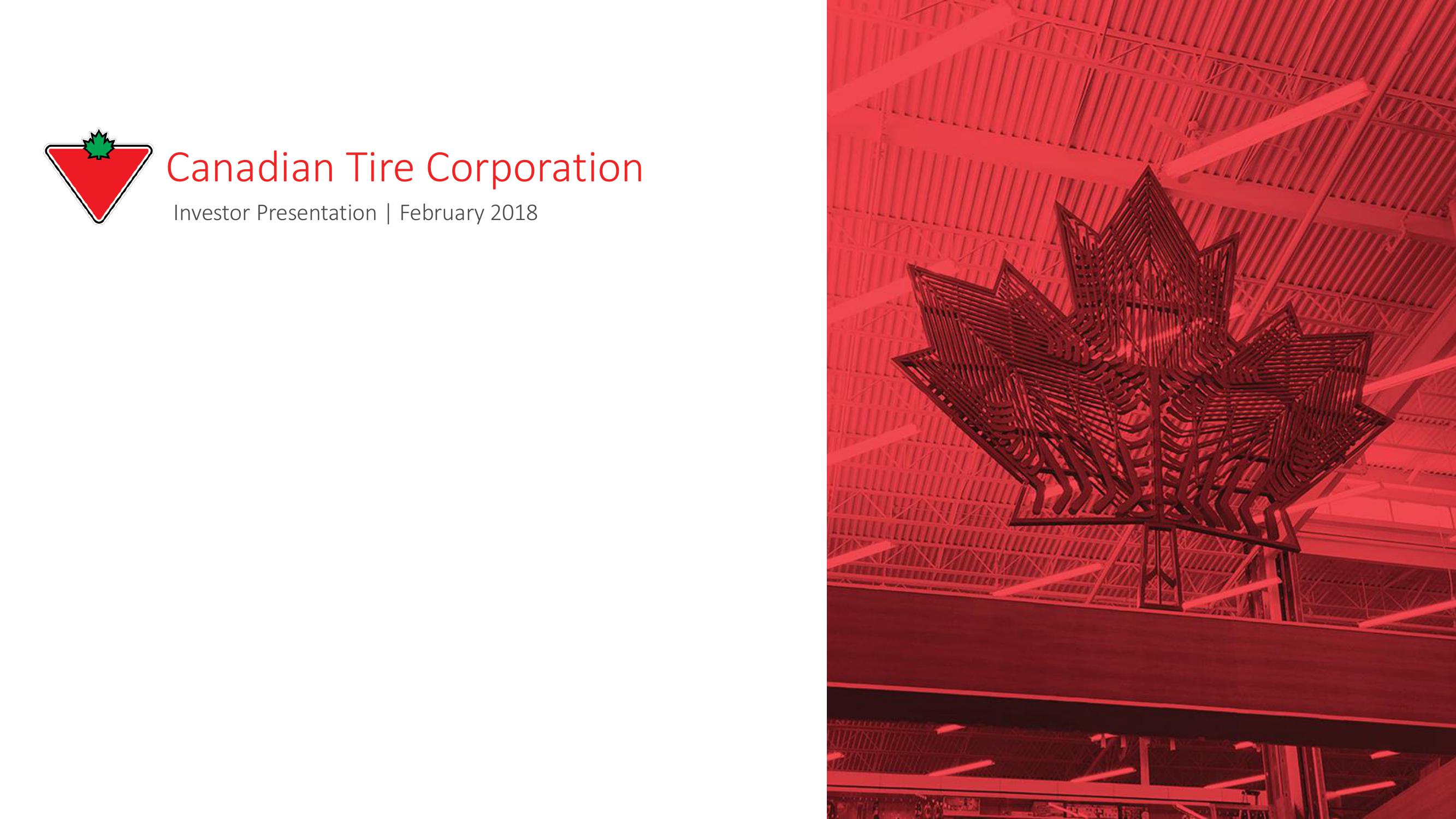 Canadian Tire Corporation Investor Presentation image