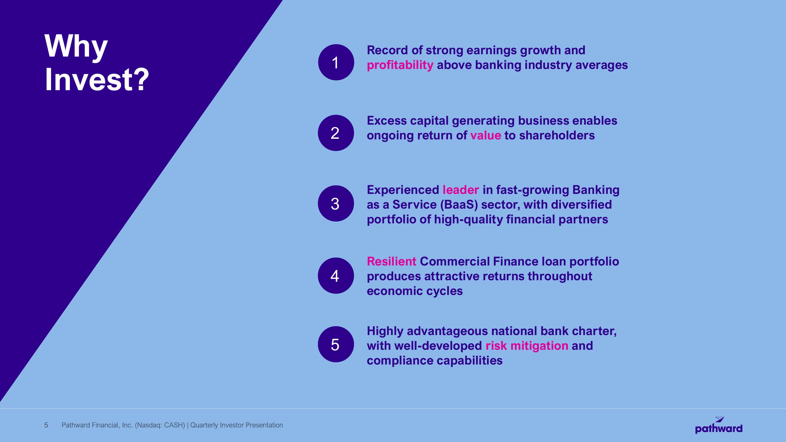 Pathward Financial Results Presentation Deck slide image #5