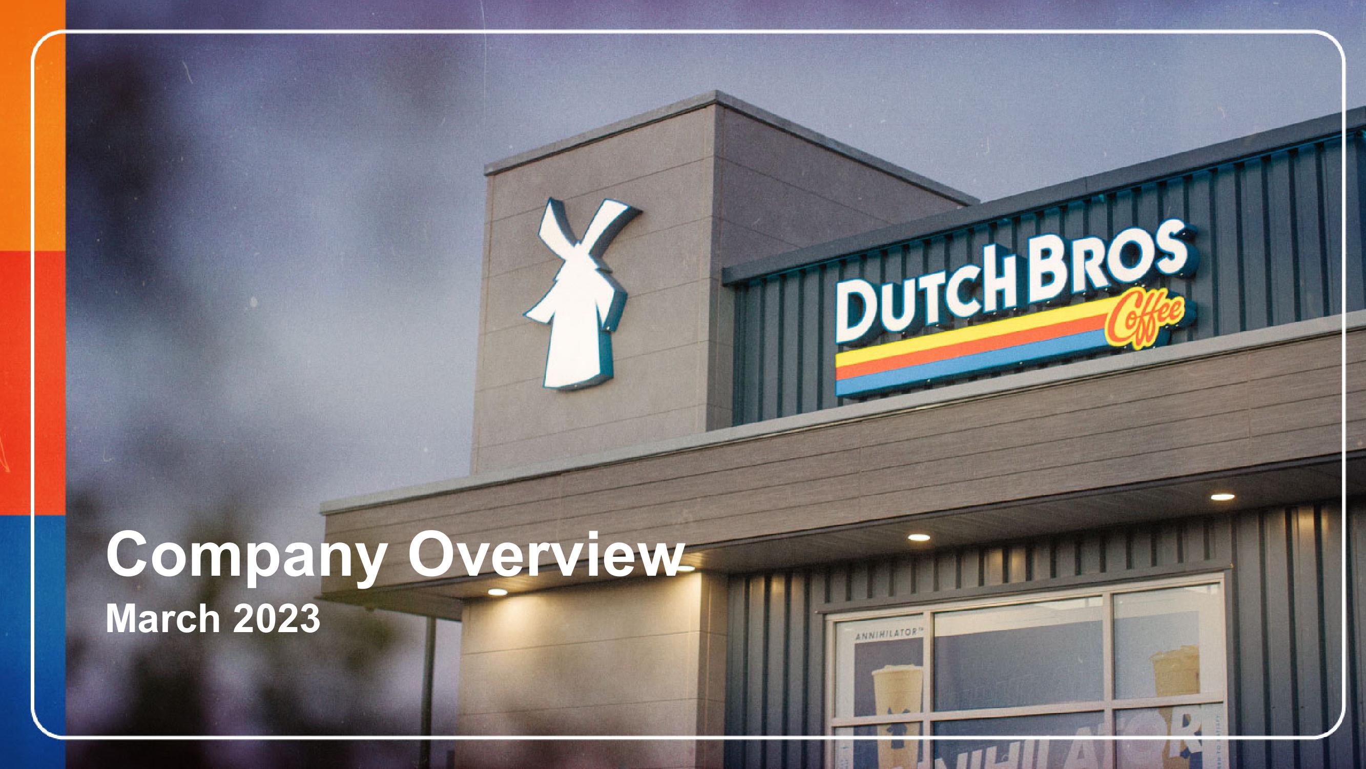 Dutch Bros Investor Presentation Deck image