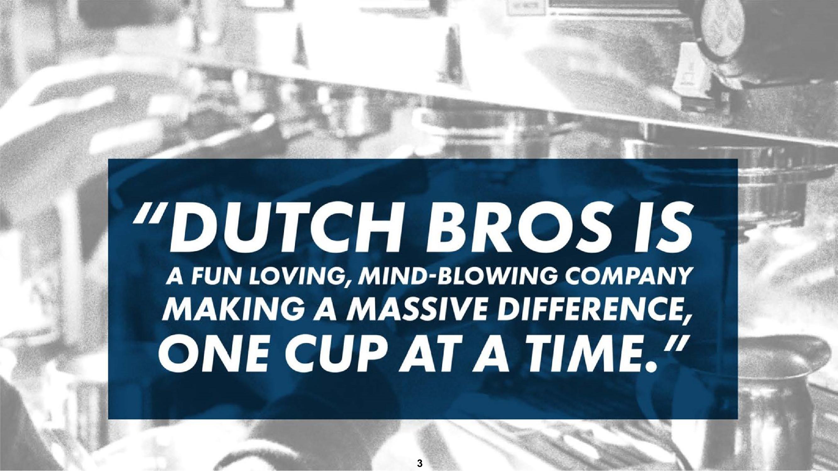 Dutch Bros Investor Presentation Deck slide image #3