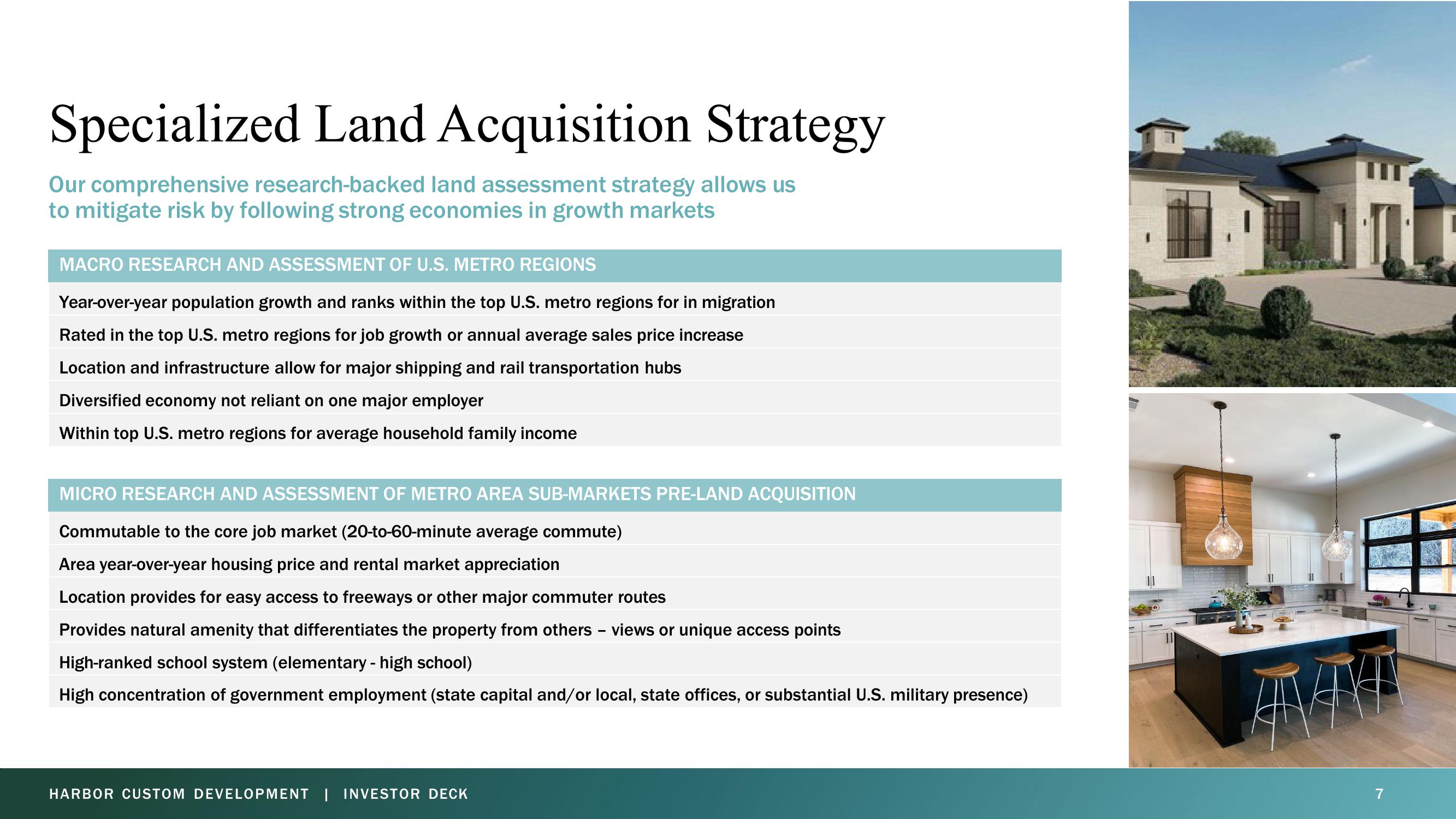 Harbor Custom Development Investor Presentation Deck slide image #7