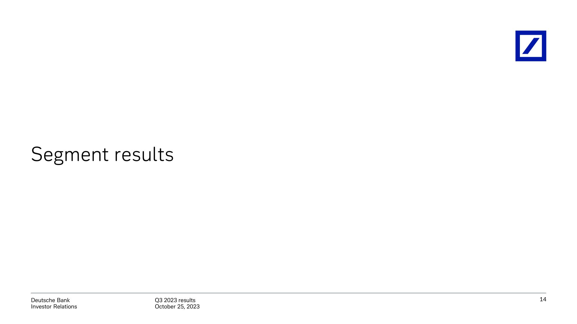 Deutsche Bank Results Presentation Deck slide image #15