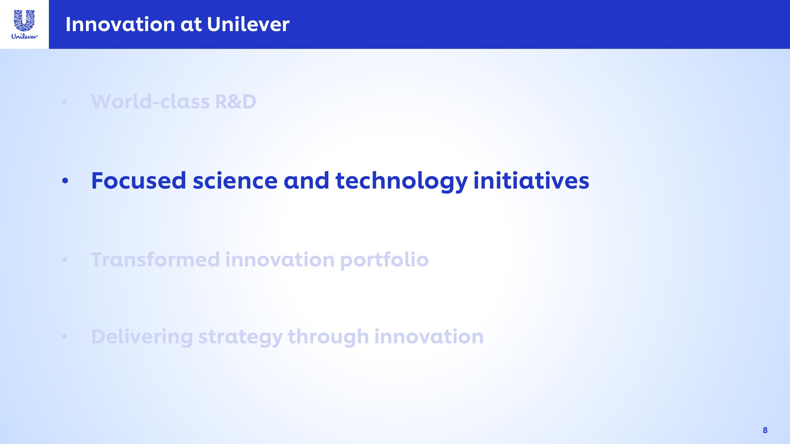 Unilever Investor Event Presentation Deck slide image #8