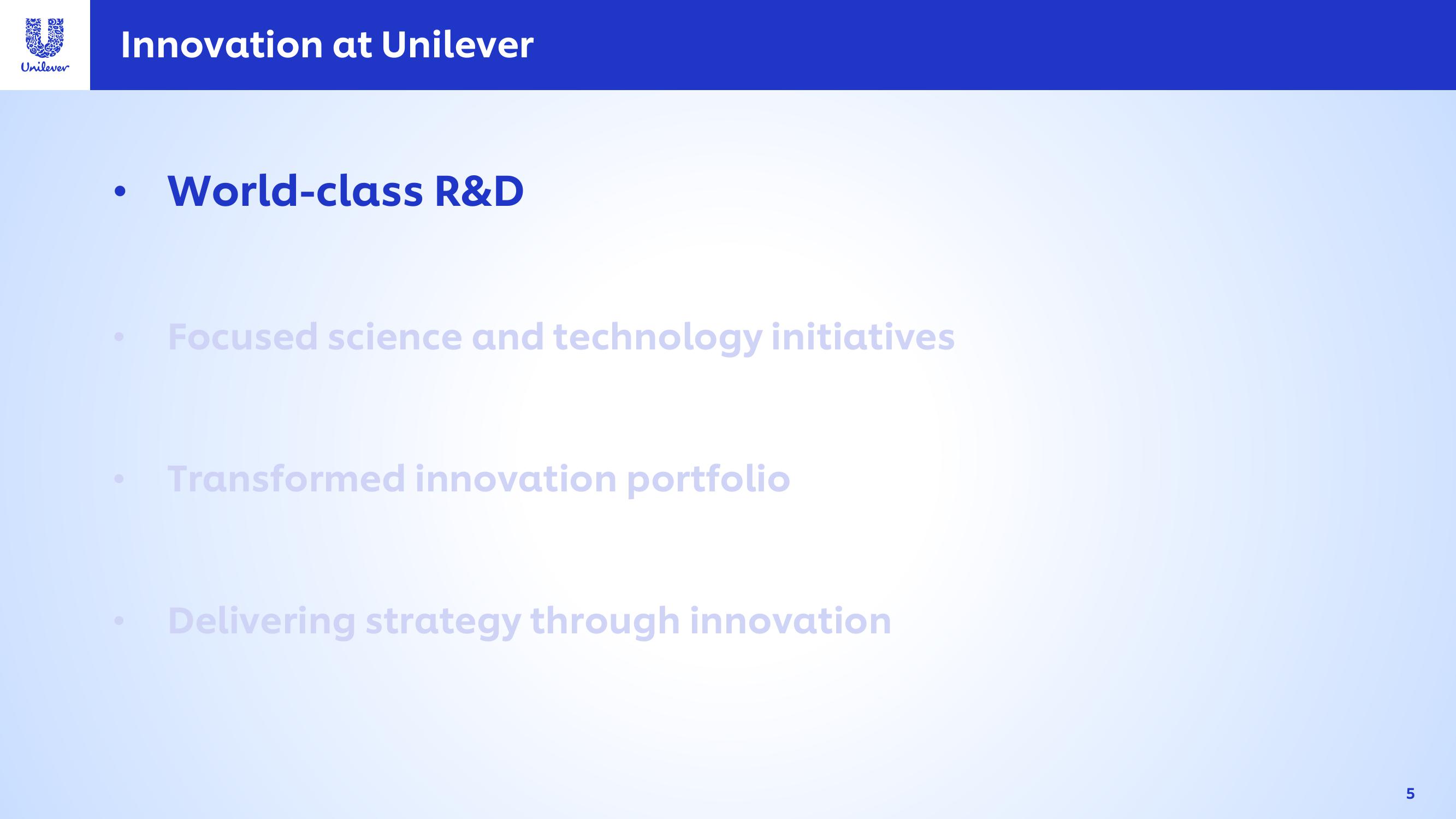 Unilever Investor Event Presentation Deck slide image #5