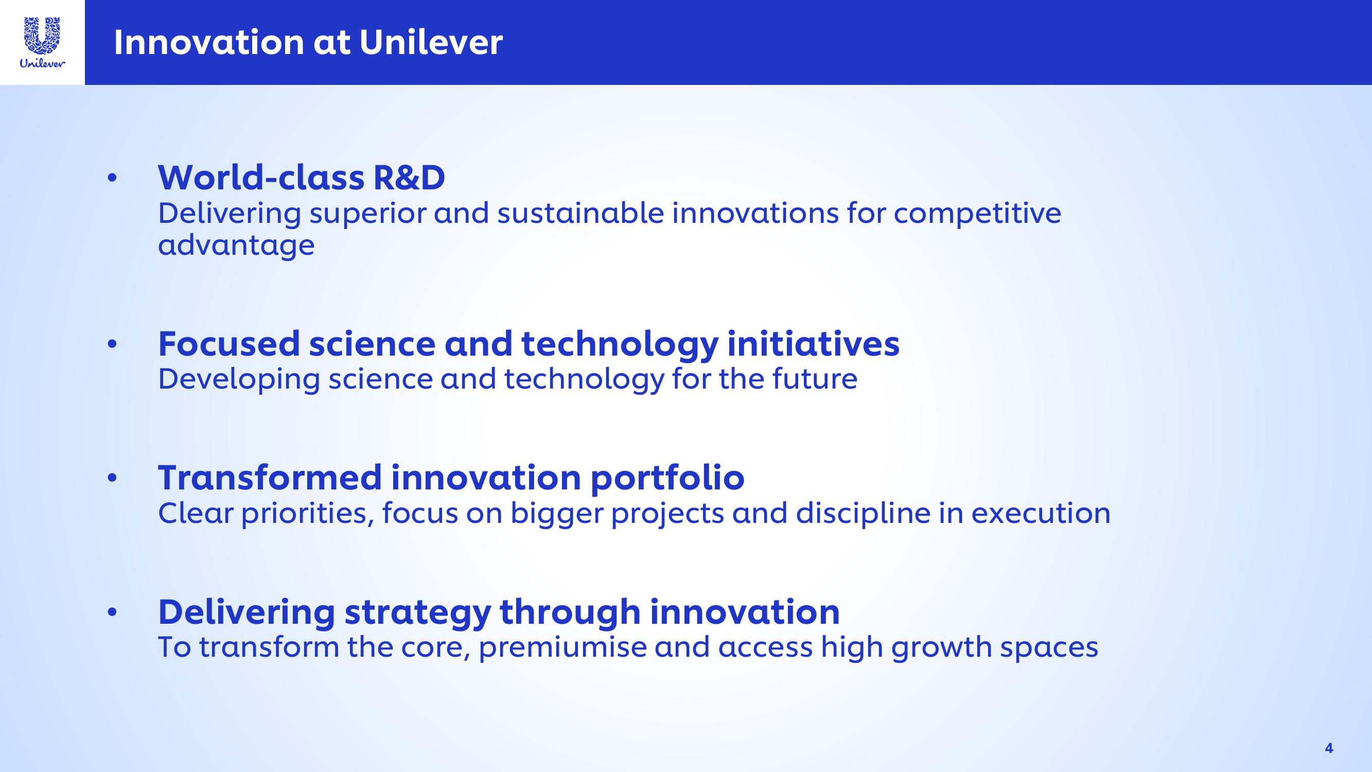 Unilever Investor Event Presentation Deck slide image #4