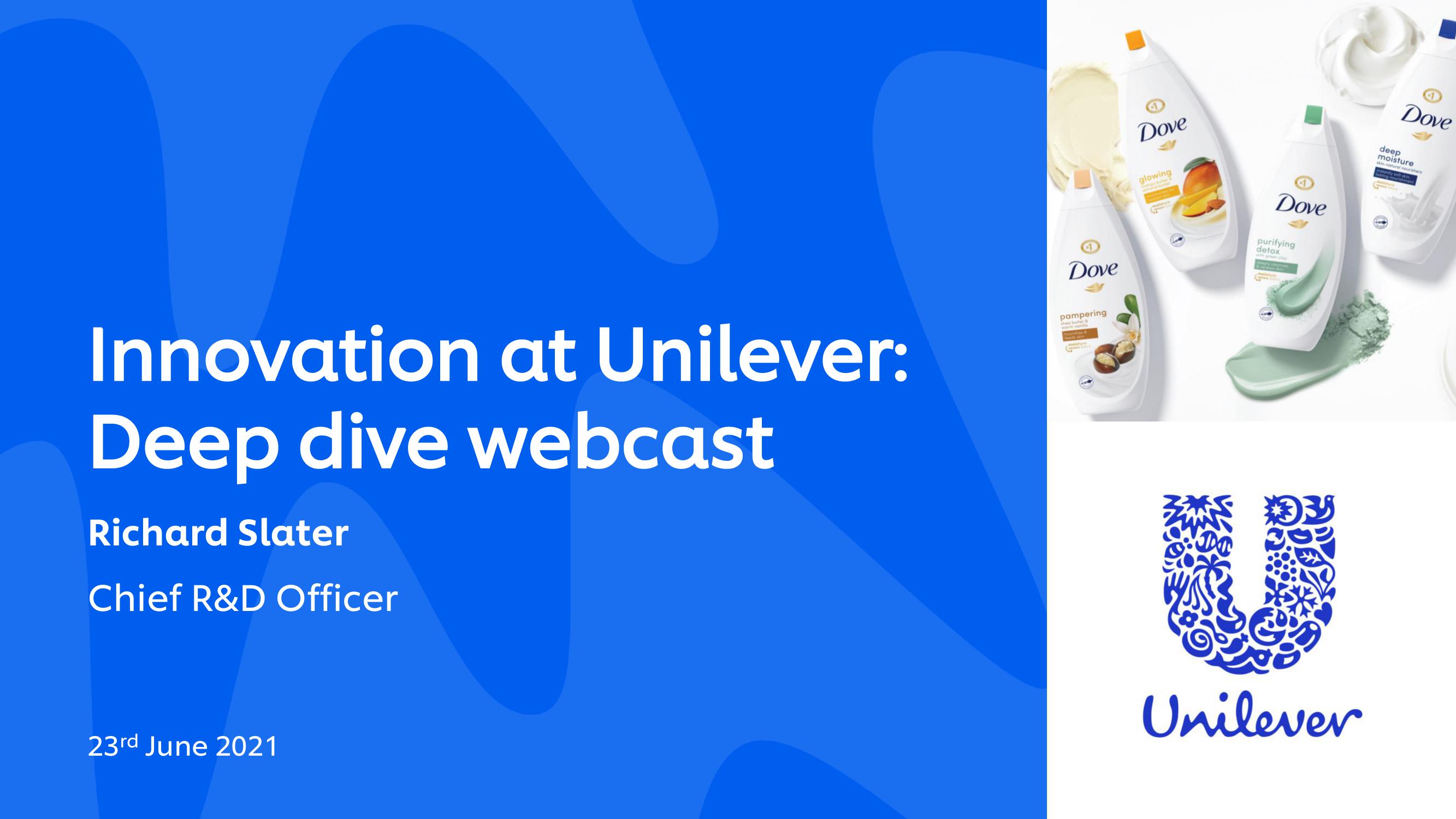 Unilever Investor Event Presentation Deck image