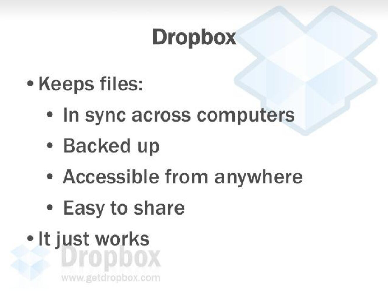 Dropbox Start Up Pitch Deck slide image #6