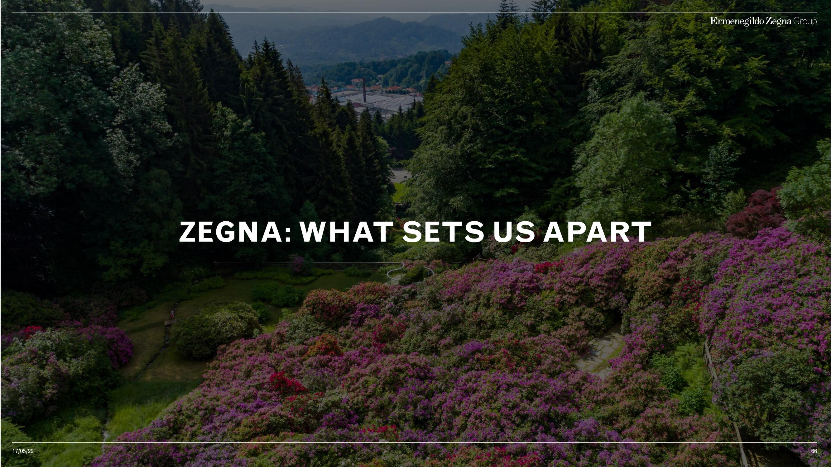 Zegna Investor Day Presentation Deck slide image #66