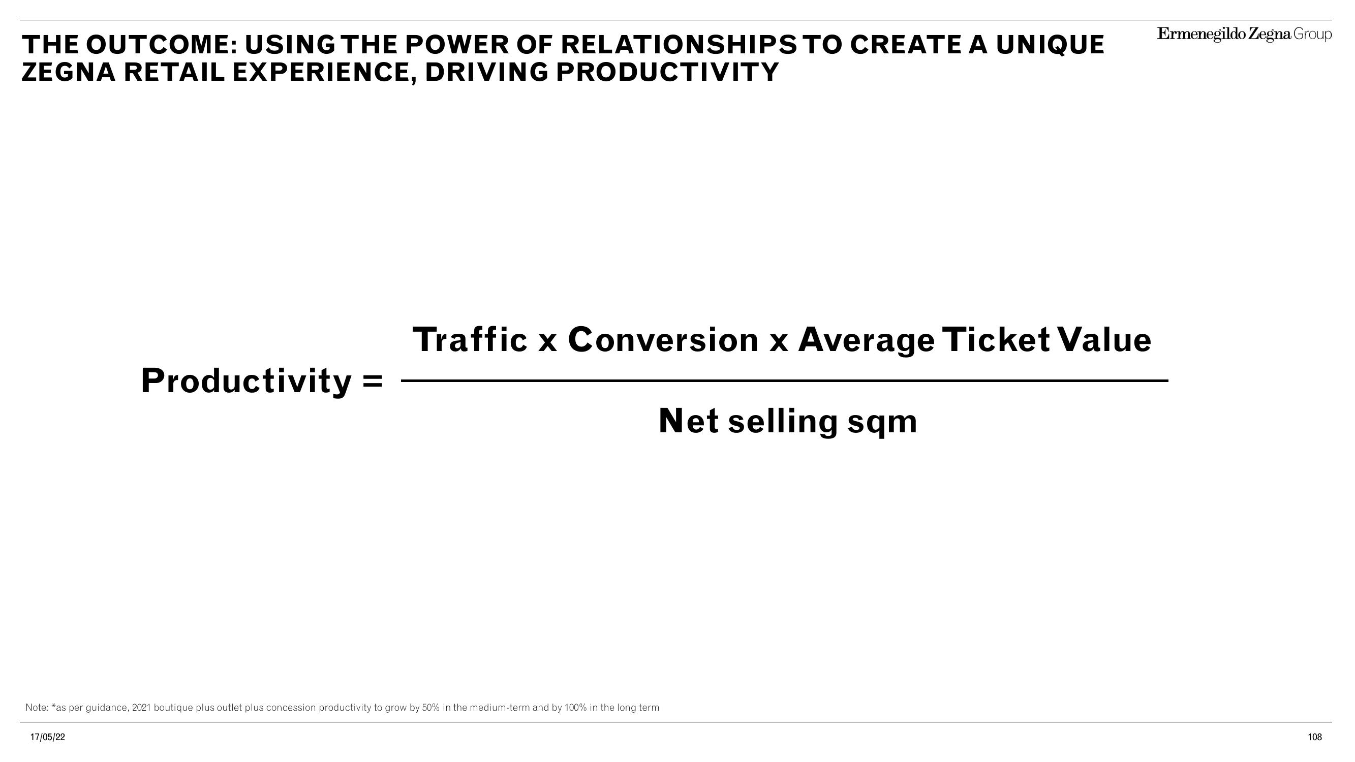 Zegna Investor Day Presentation Deck slide image #108